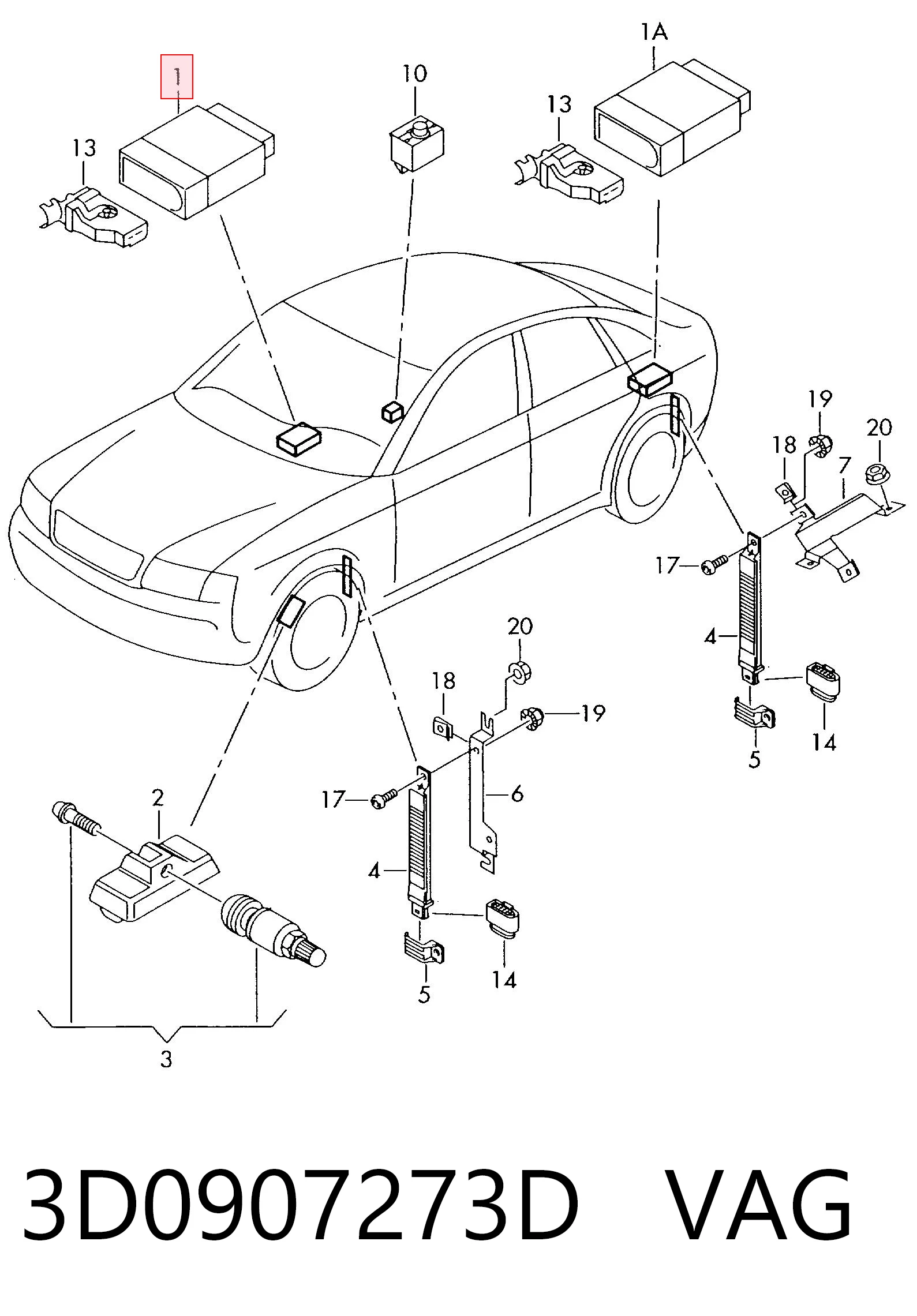  Bentley 3D0907273G ціна, від 25.34 USD