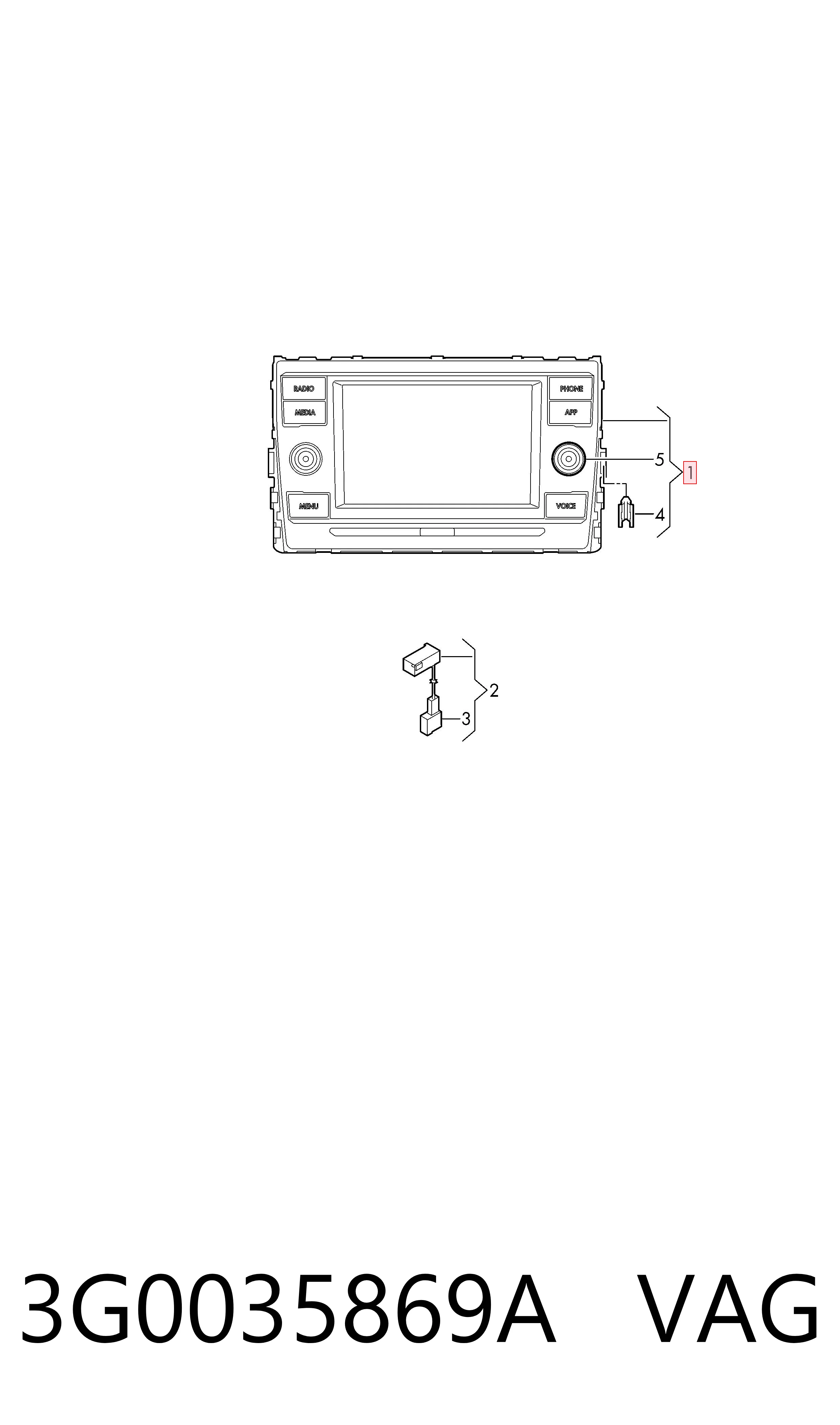 Бортовий комп'ютер VAG 3G0035869A