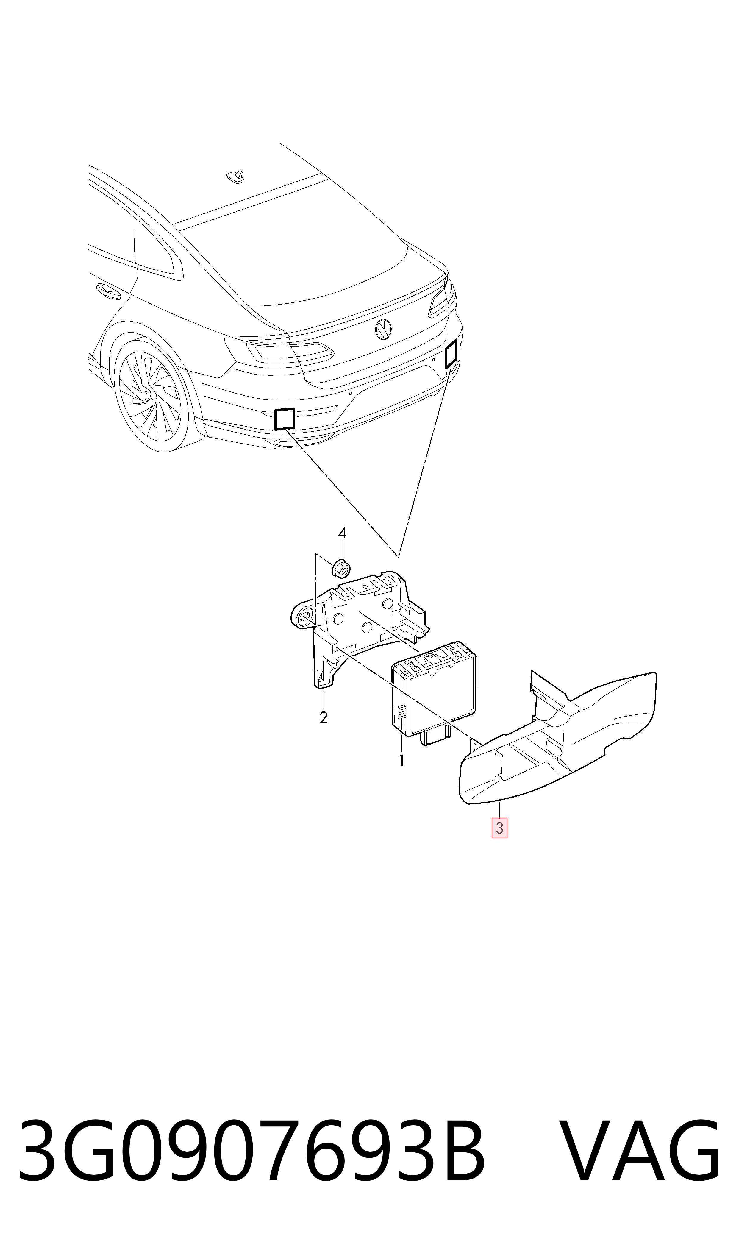 3G0907693B VAG 