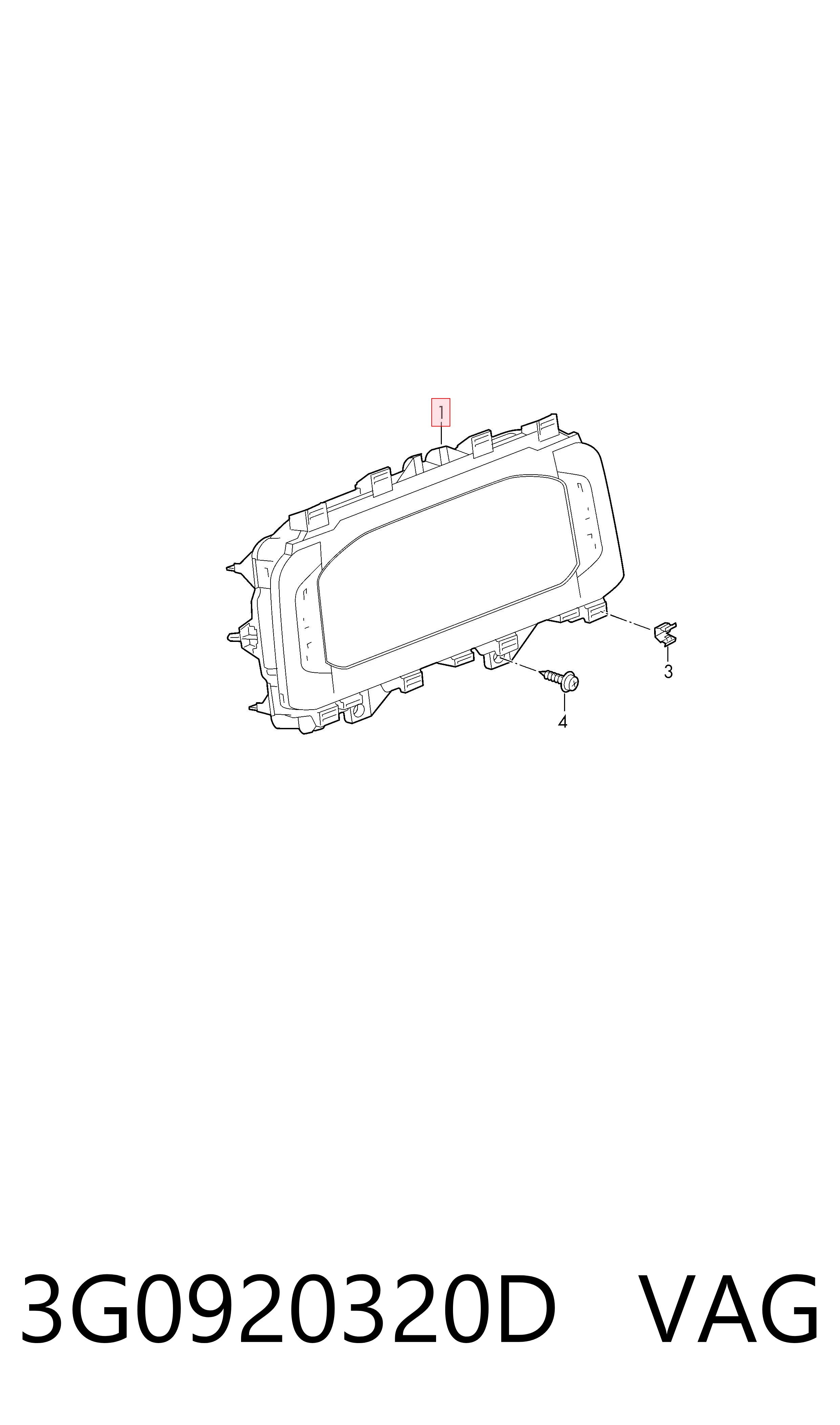  VAG 3G0920320D ціна, від 751.04 USD