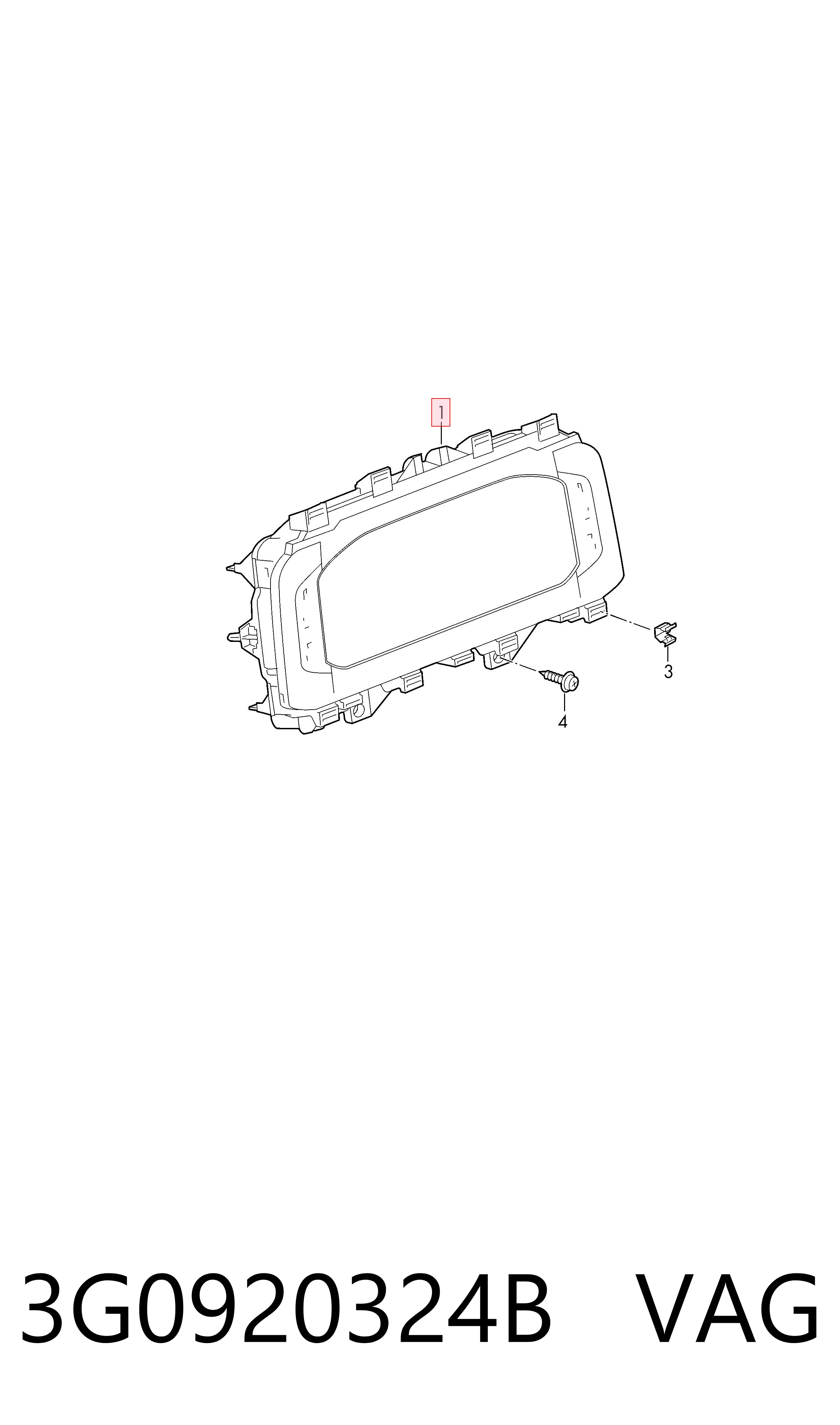  VAG 3G0920324B ціна, від 708.78 USD