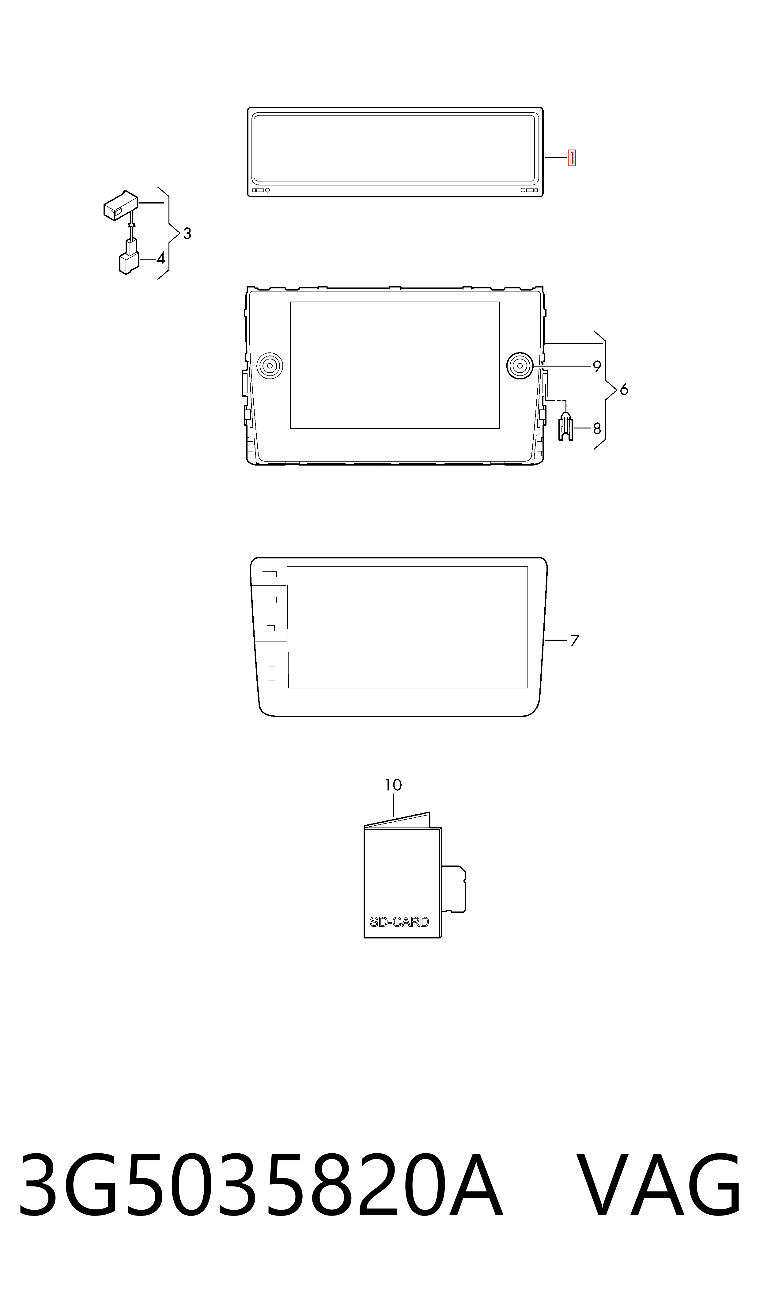  3G5035820A VAG