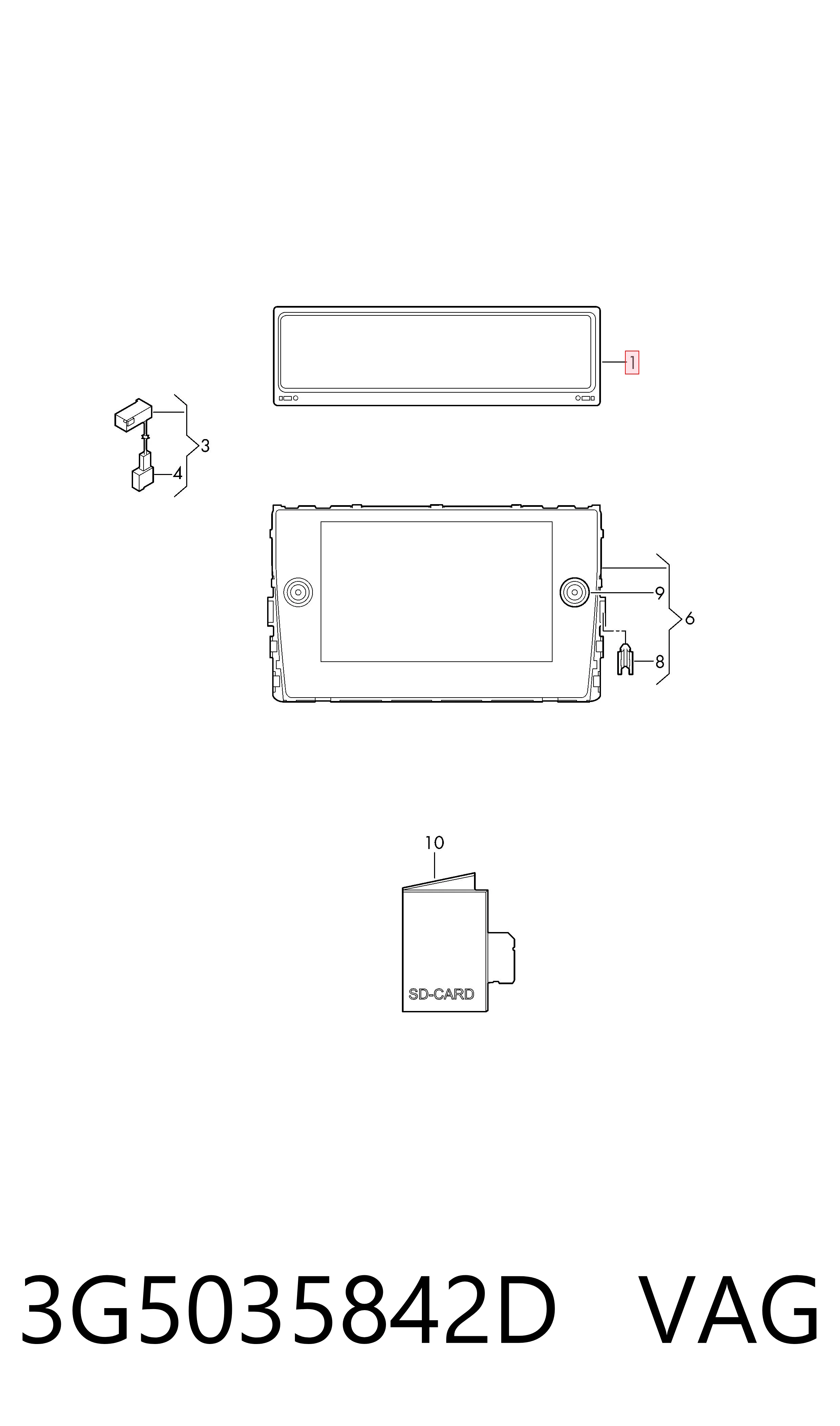  VAG 3G5035842D