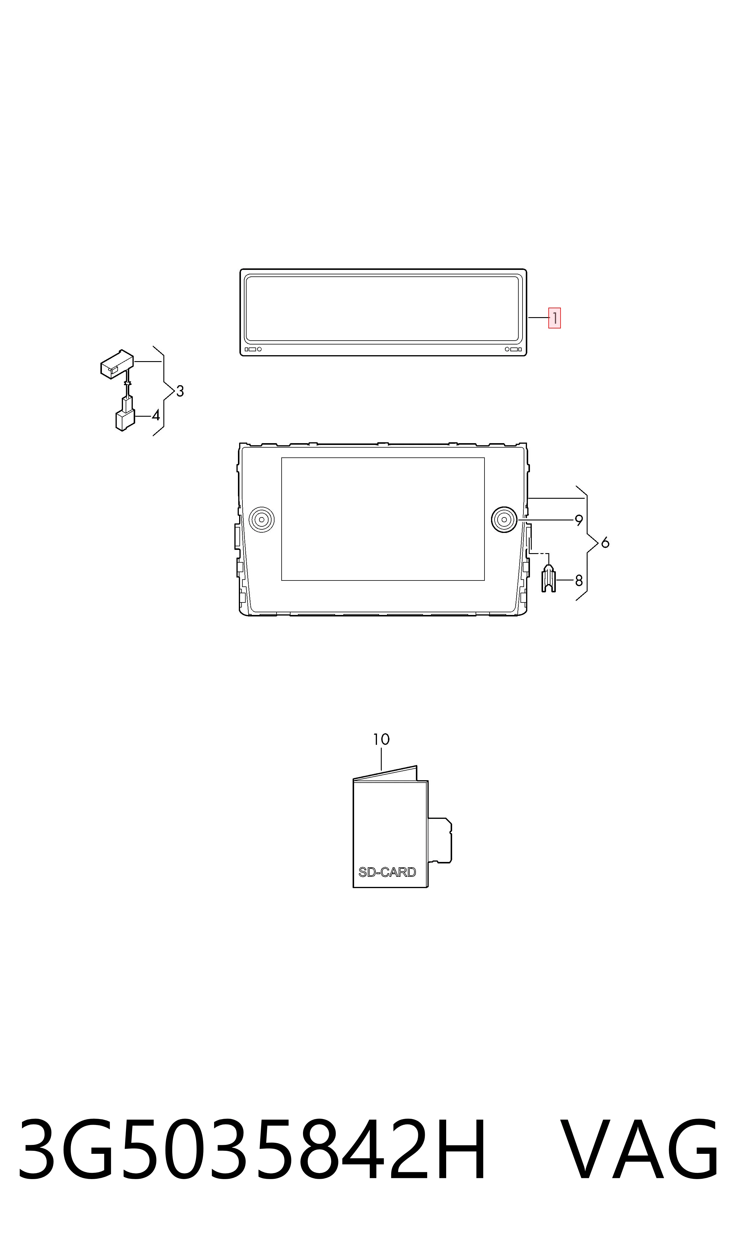 3G5035842H VAG 