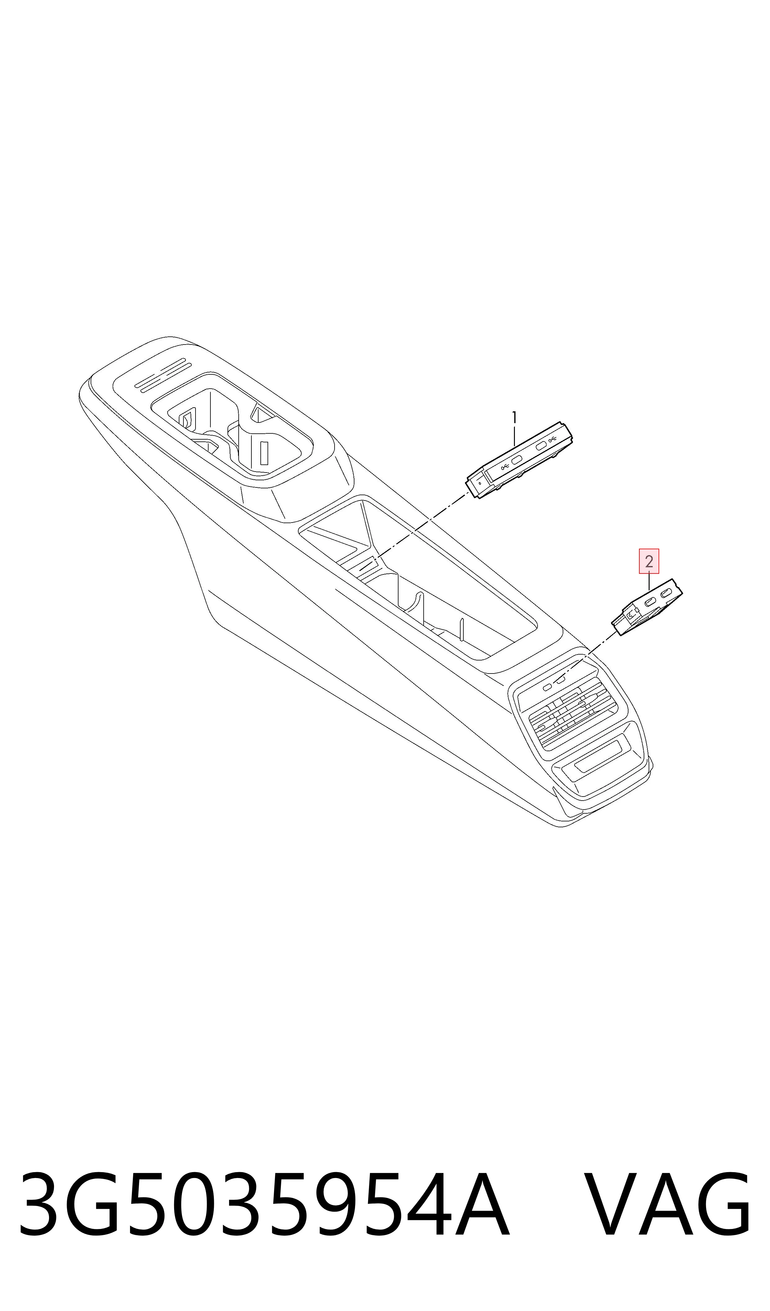  VAG 3G5035954A ціна, від 19.05 USD