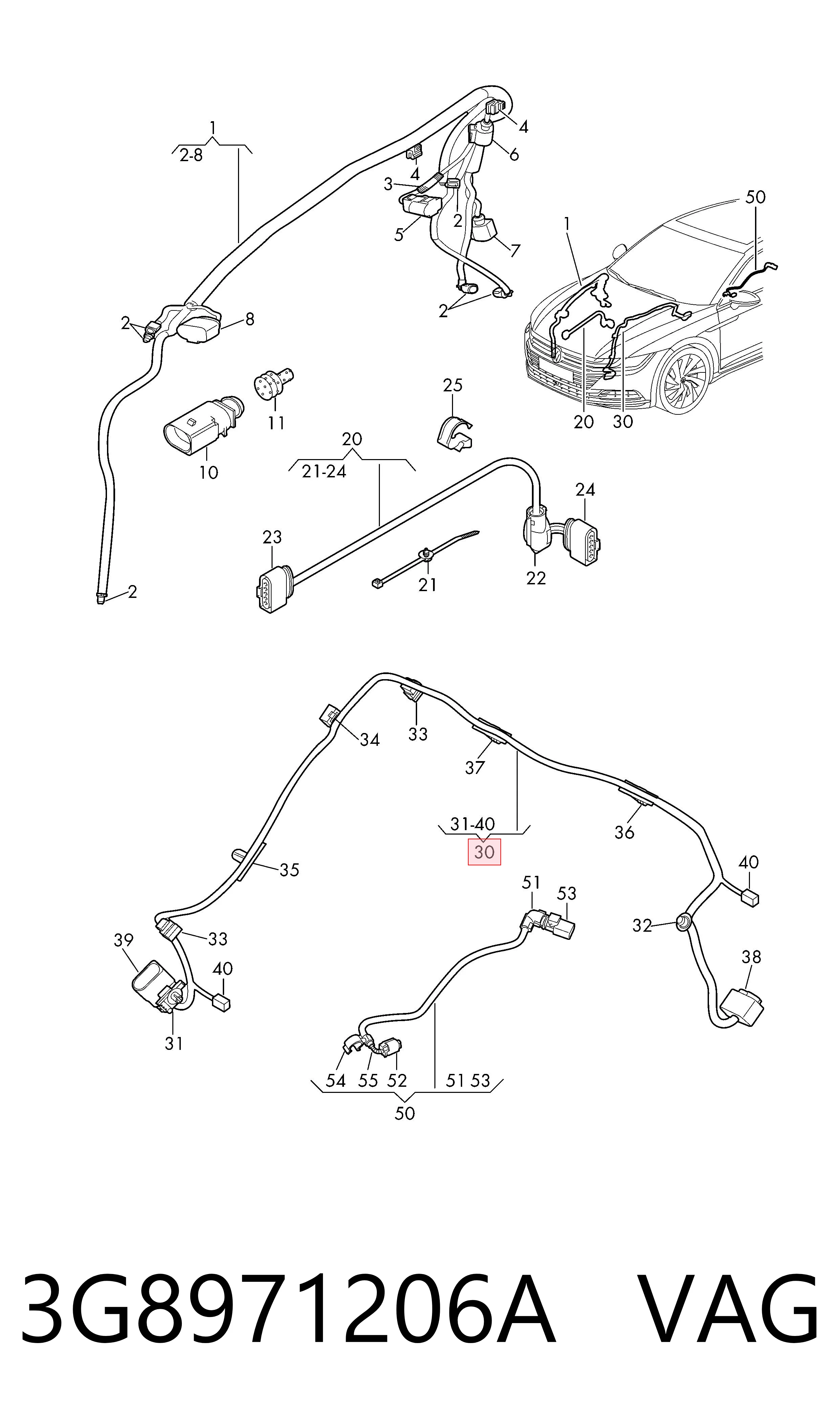 3G8971206A VAG 