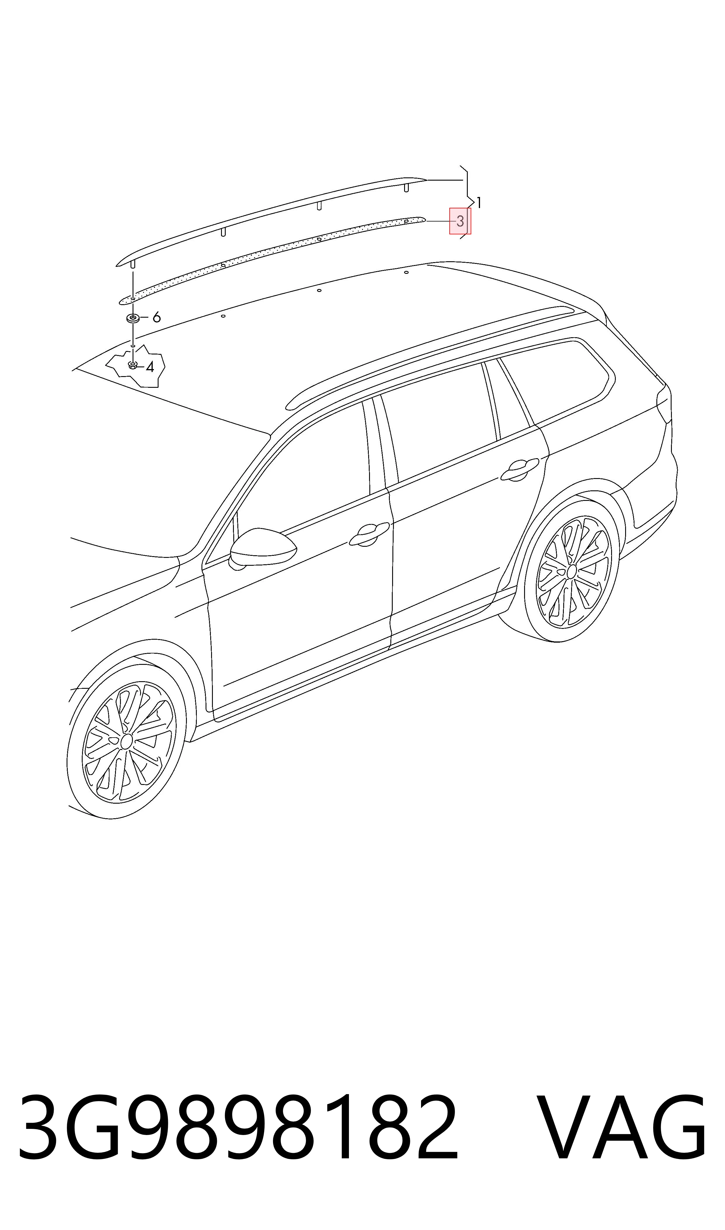 VAG 3G9898182 ціна, від 83.10 USD