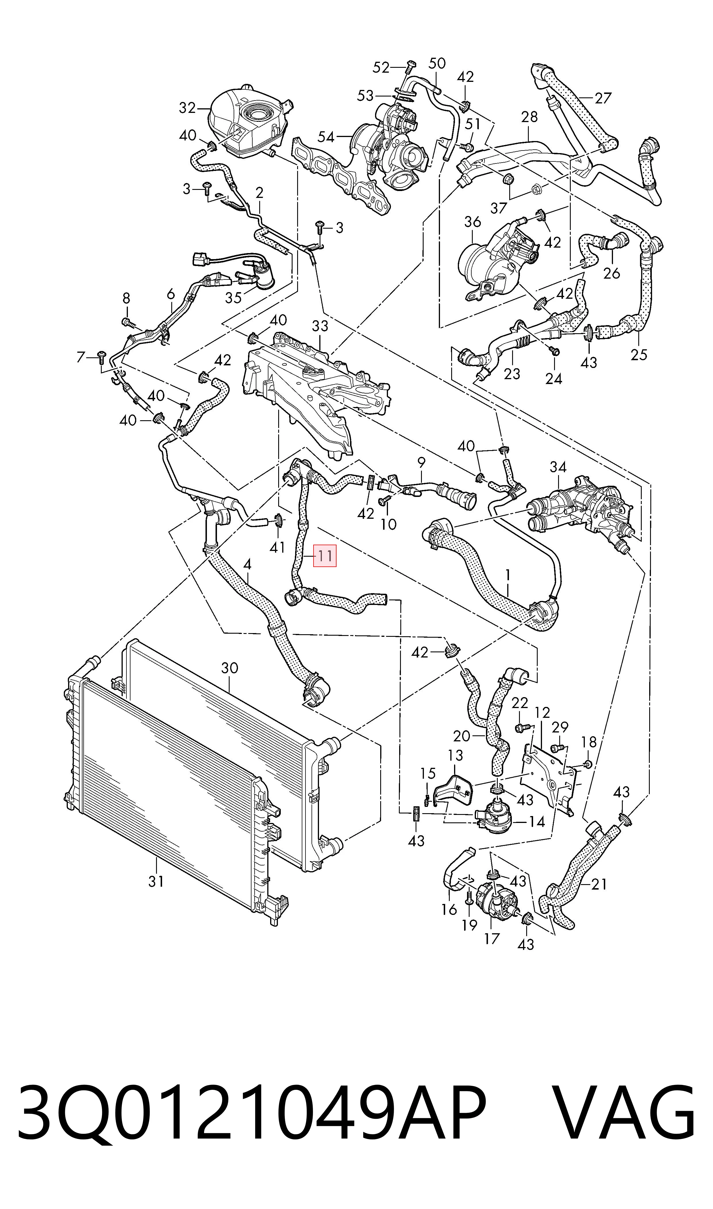 3Q0121049AP VAG 