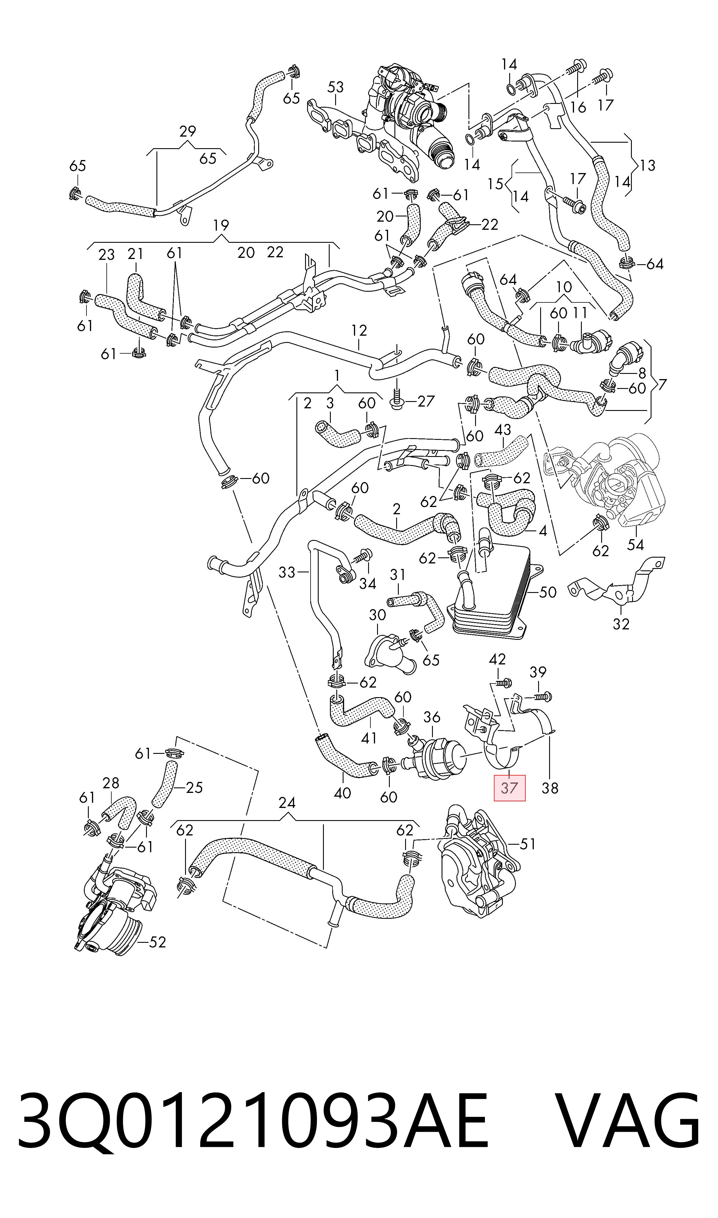  VAG 3Q0121093AE ціна, від 32.95 USD