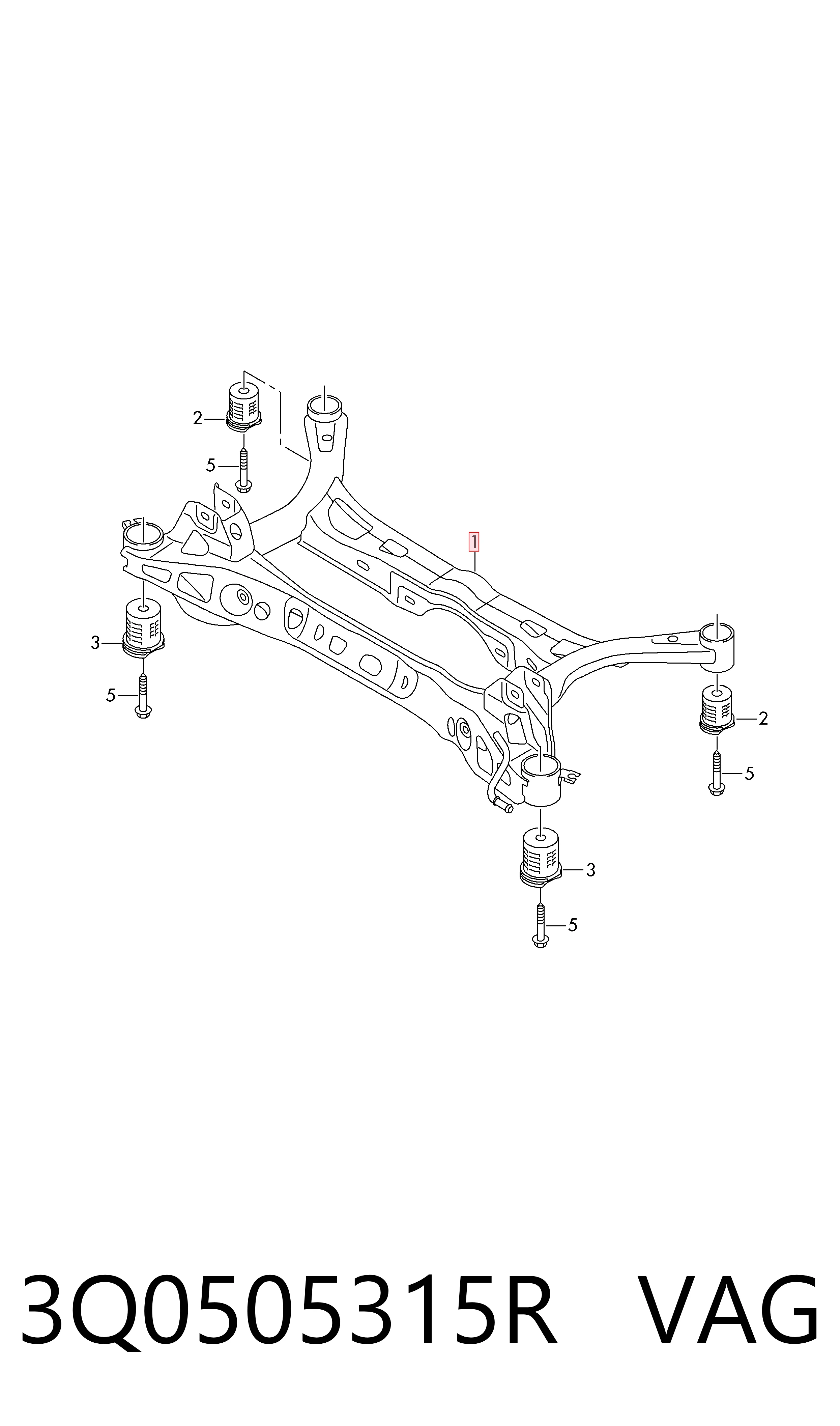 3Q0505315R VAG 