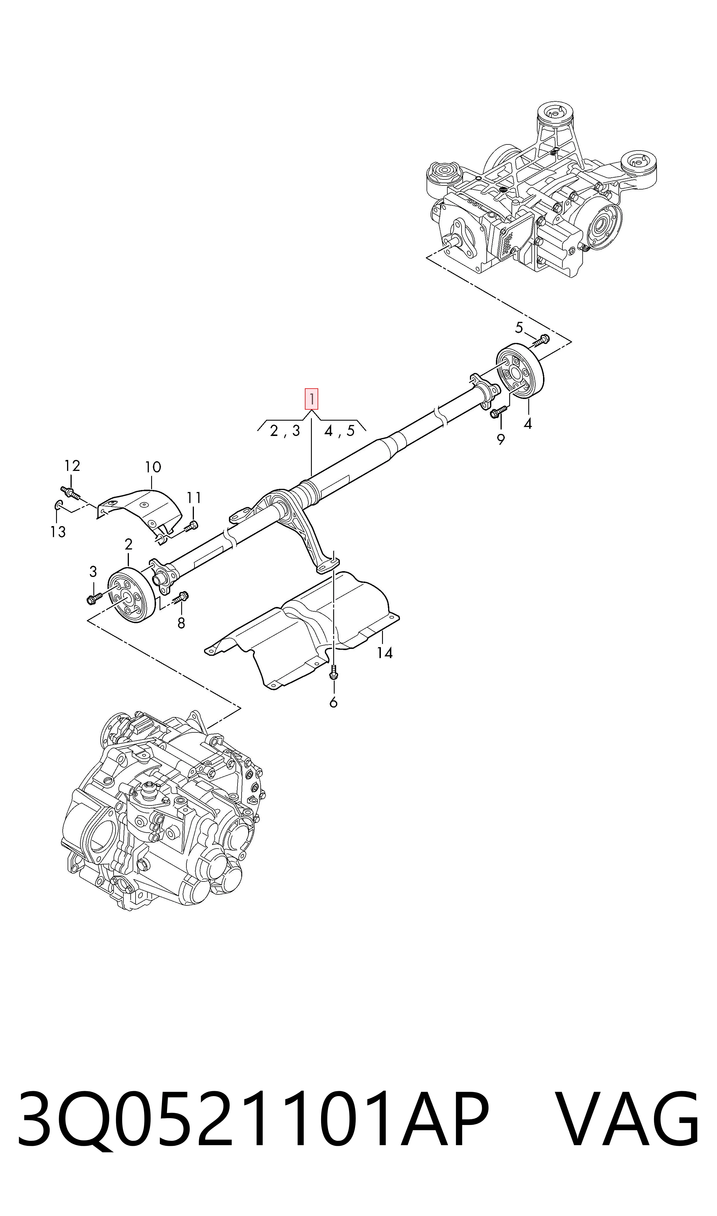 3Q0521101AP VAG