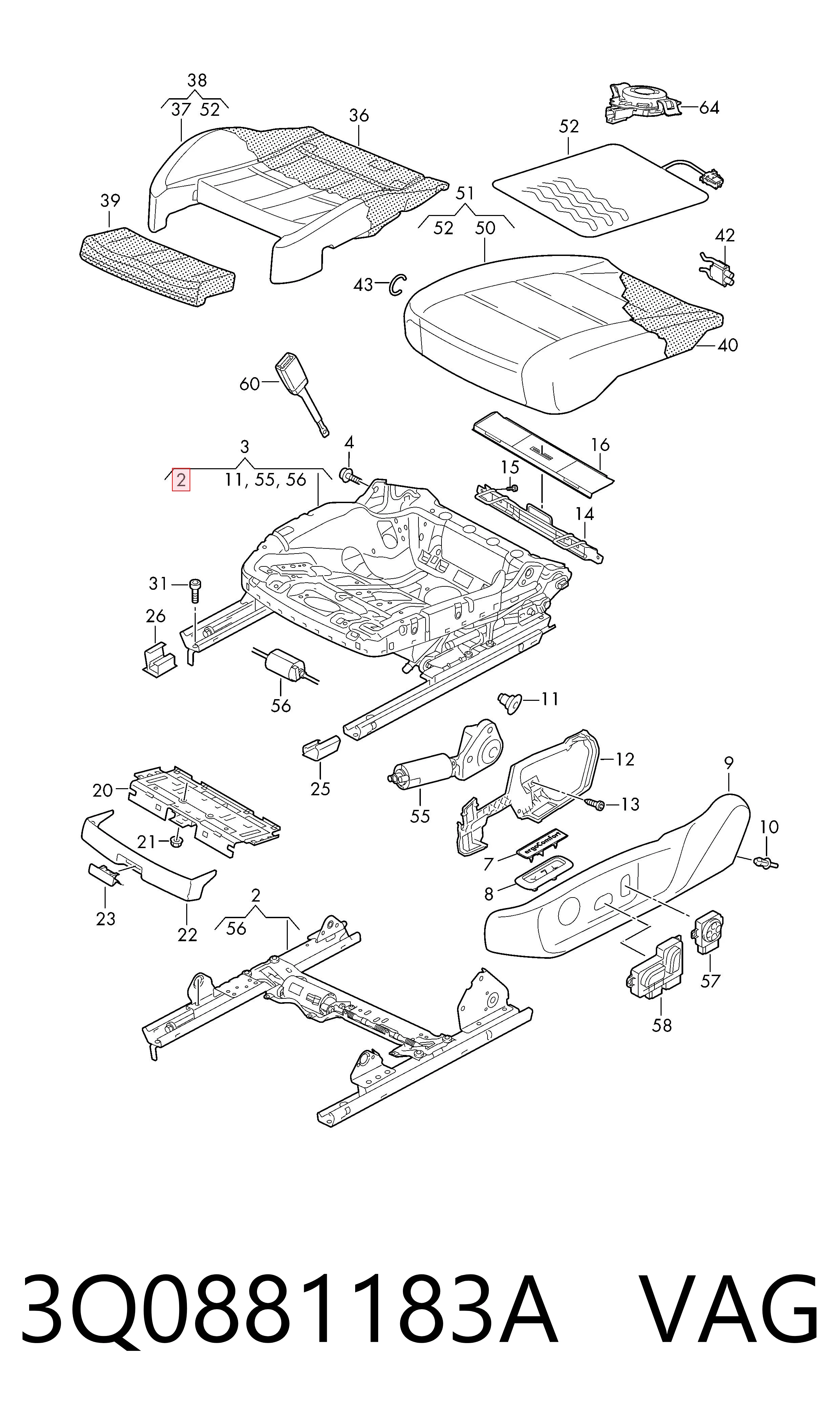 3Q0881183A VAG 