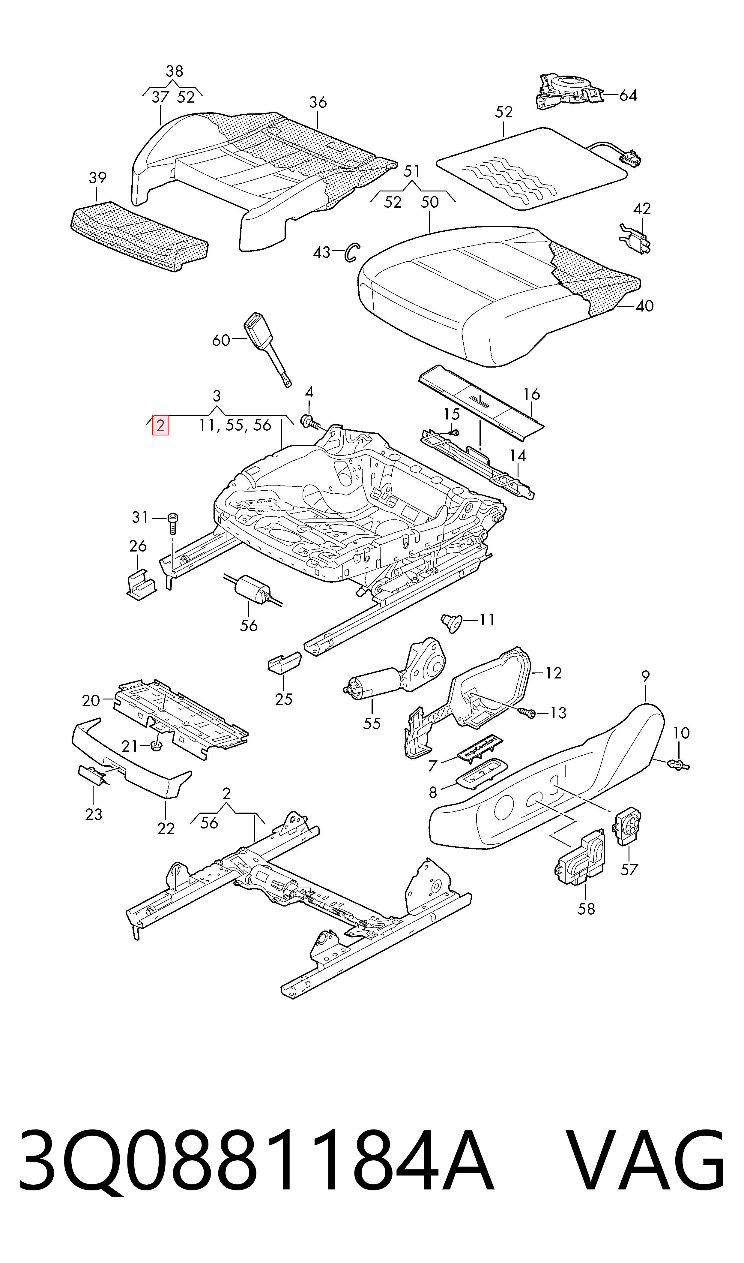3Q0881184A VAG 