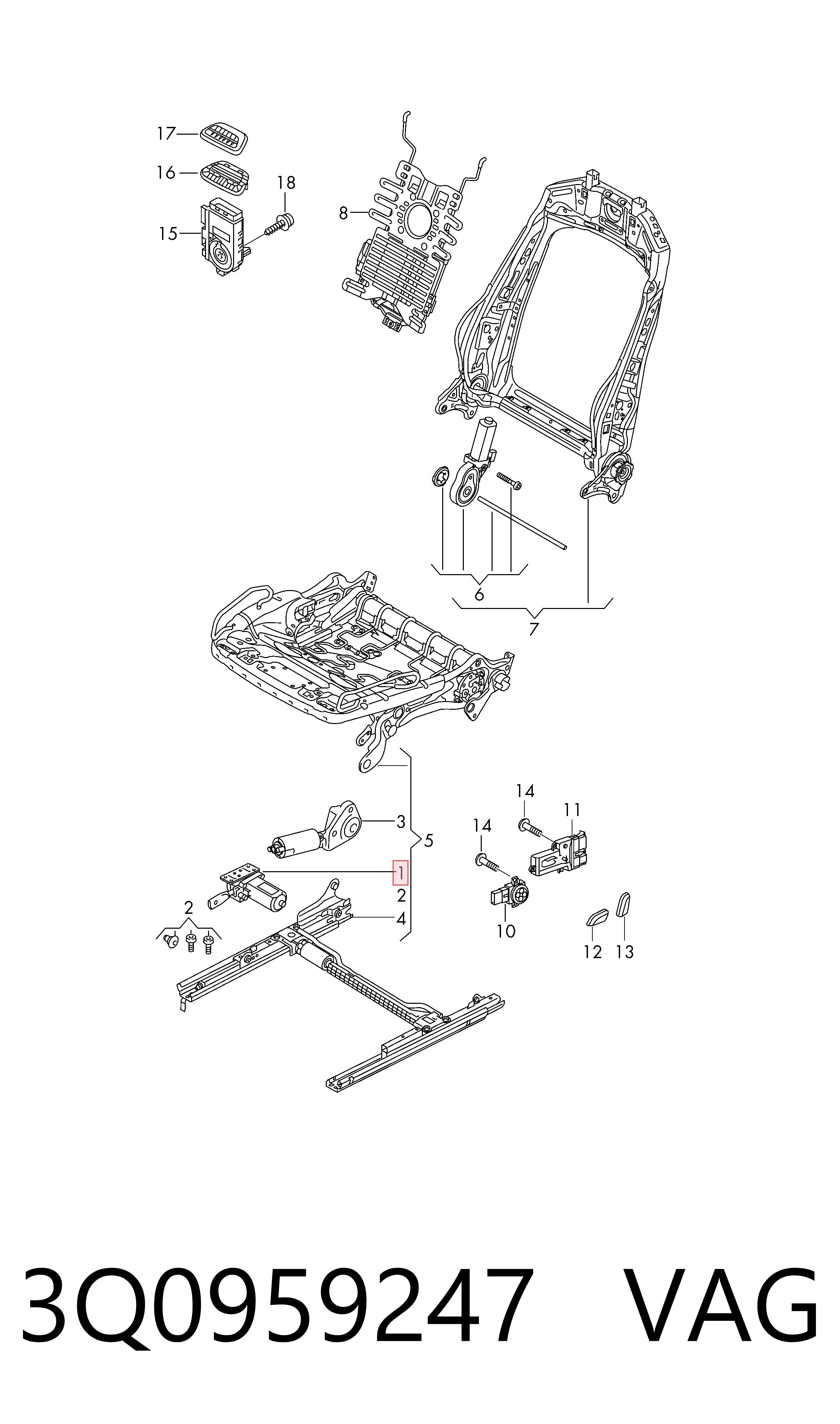 3Q0959247 VAG 