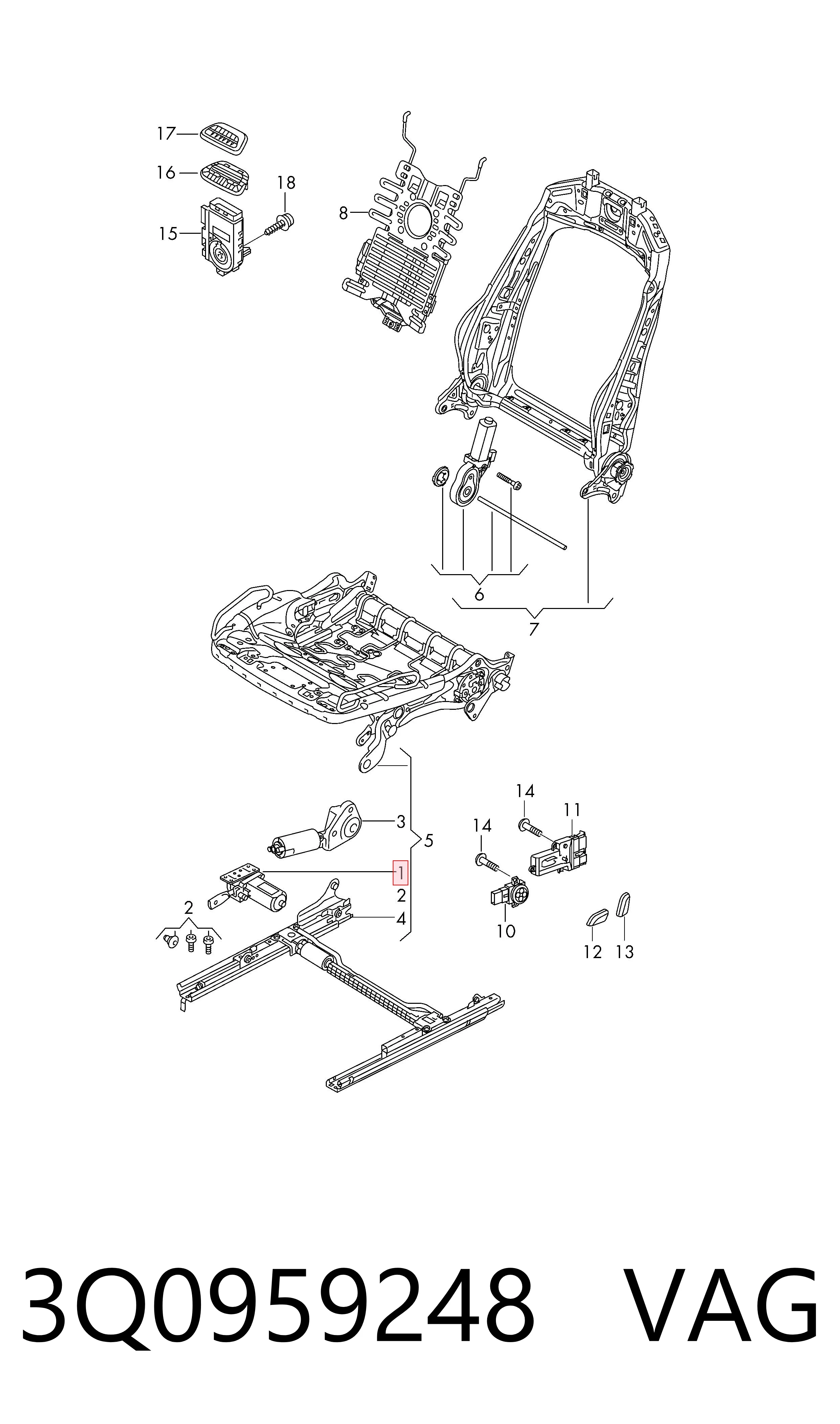 3Q0959248 VAG 