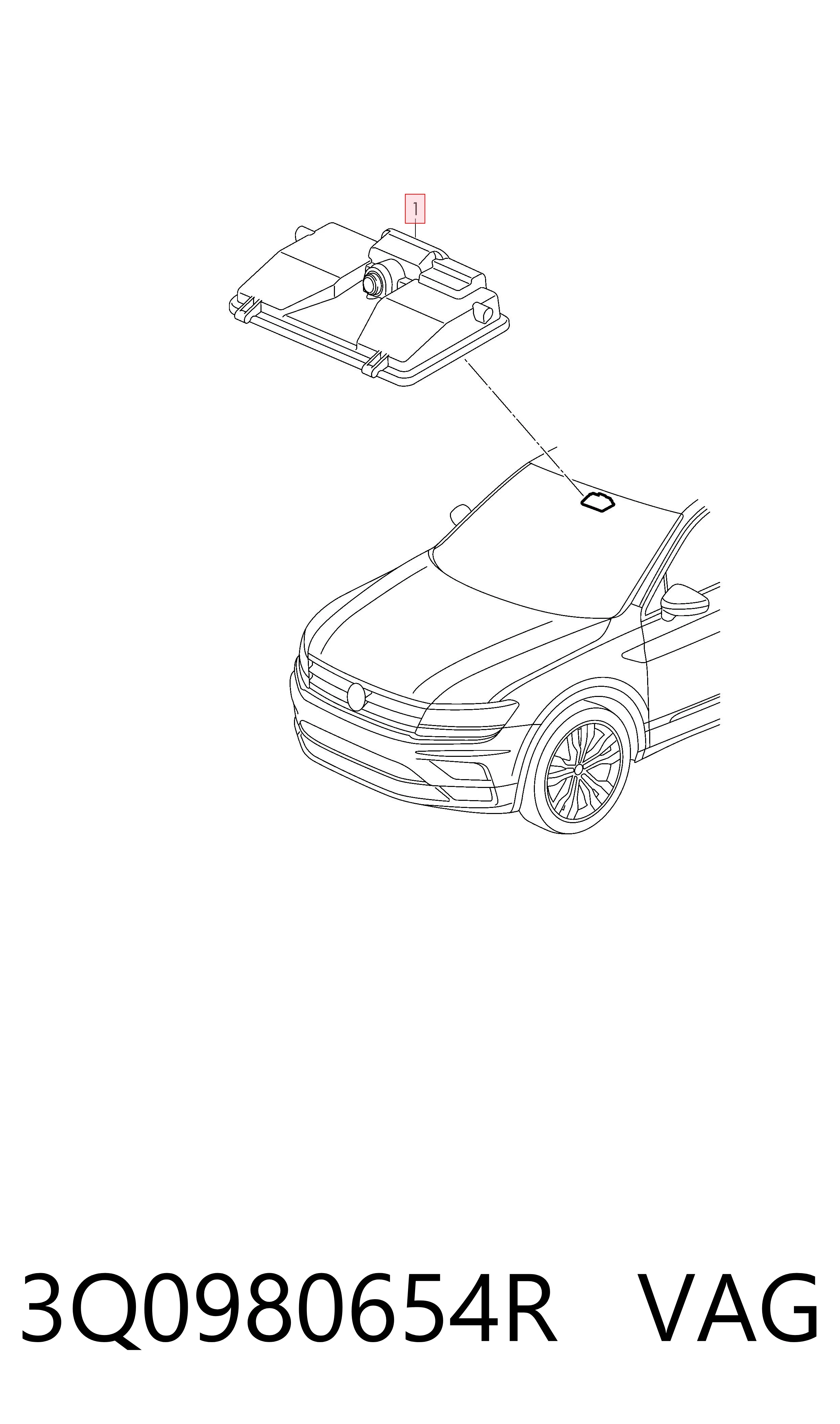 3Q0980654R VAG 
