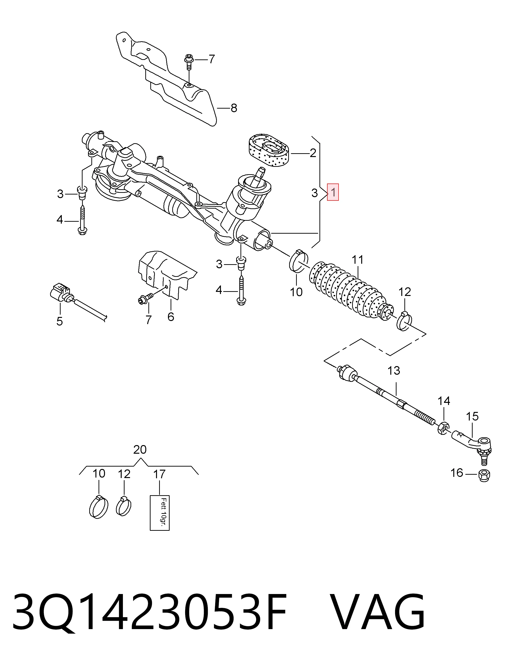 Рульова рейка 7817974564 Bosch