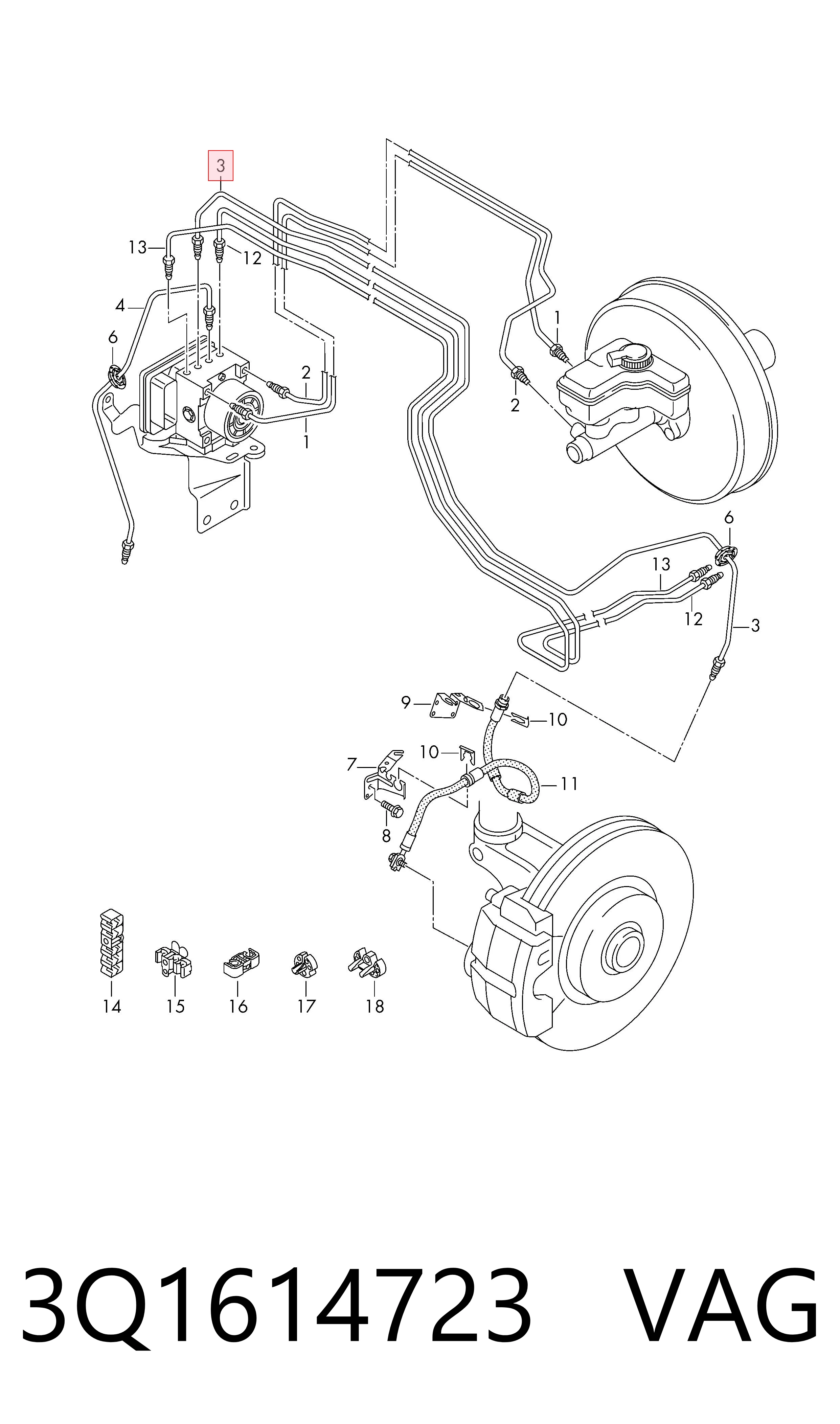  VAG 3Q1614723 ціна, від 57.04 USD