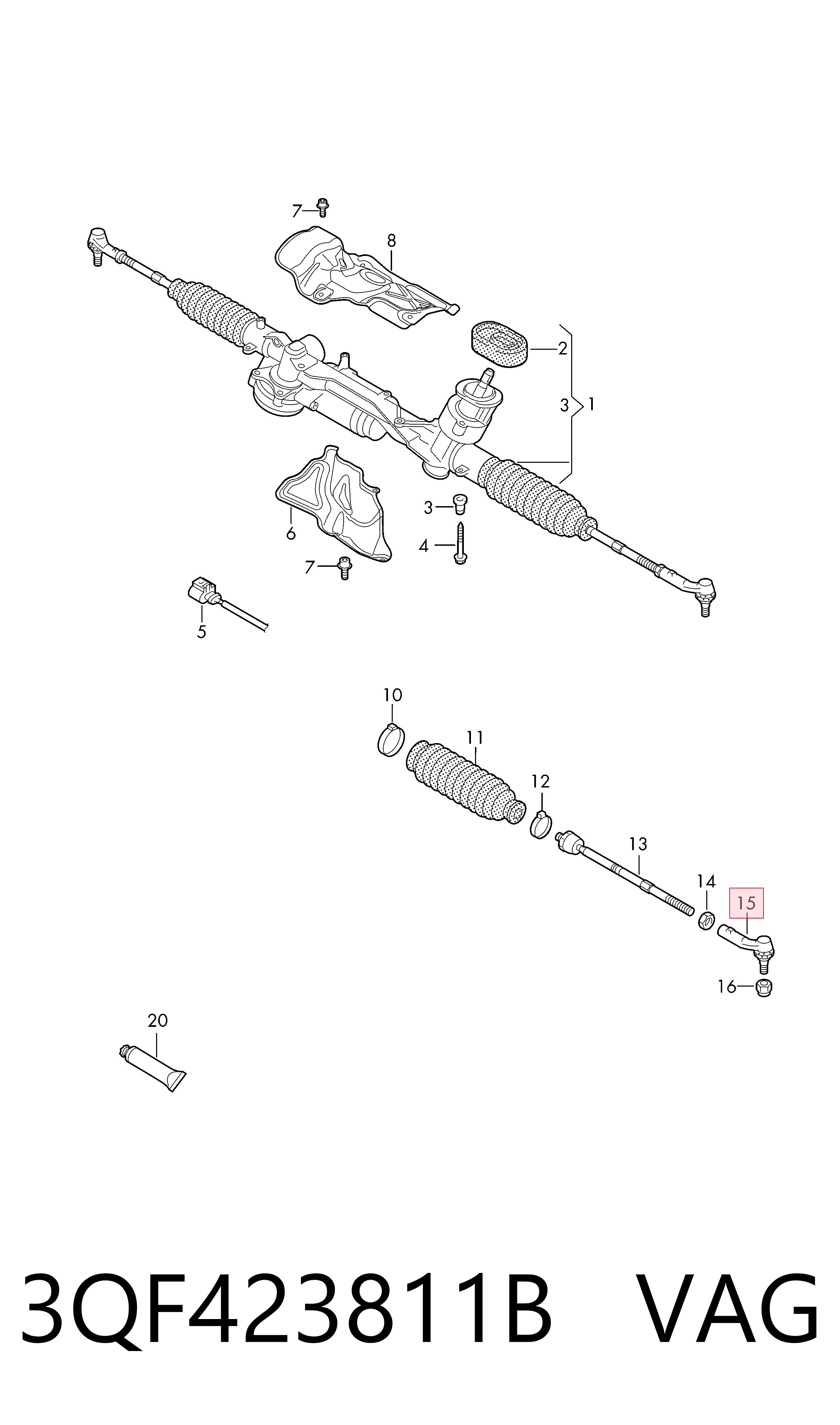 Наконечник рульовий Lemforder 39703 ціна, від 25.23 USD