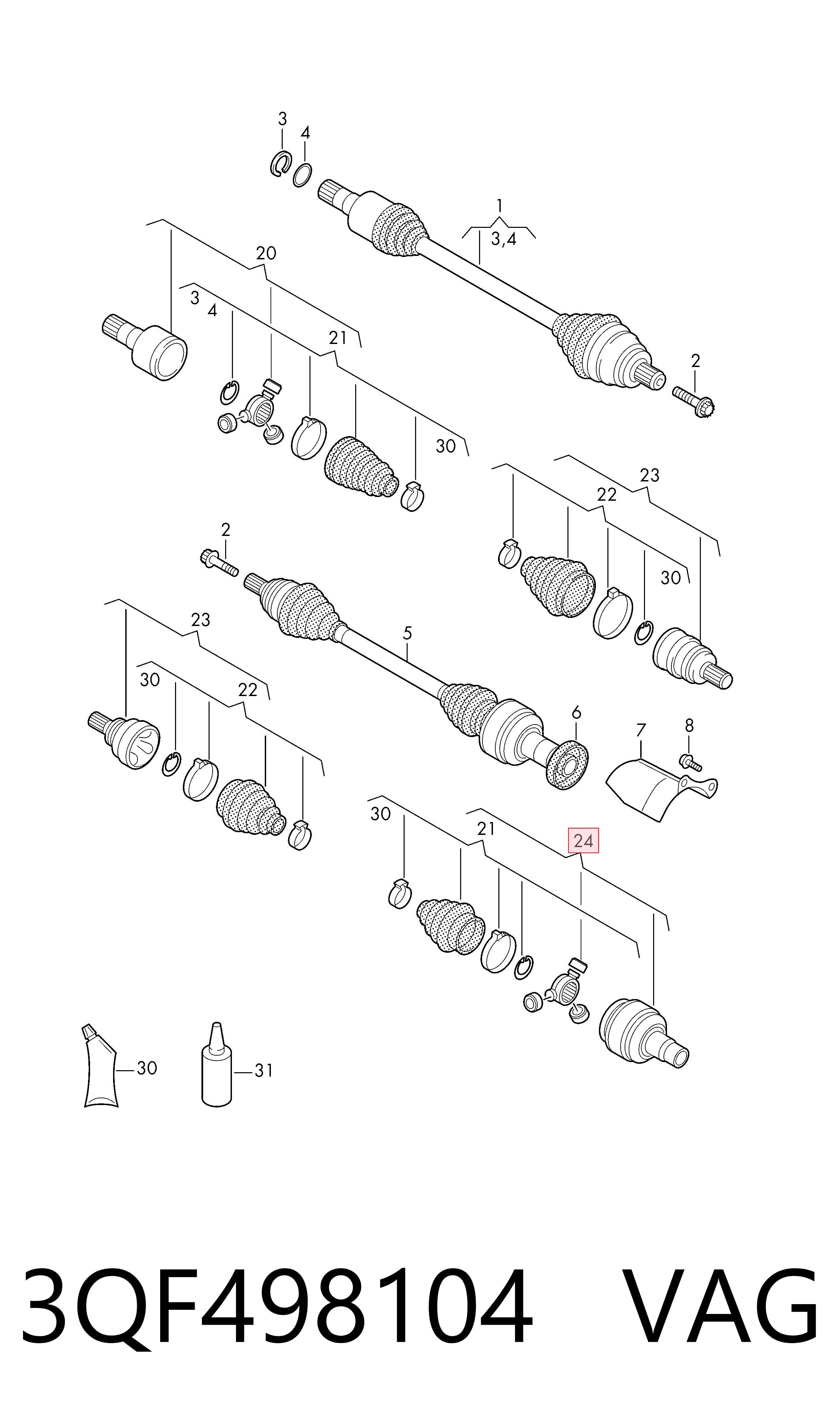3QF498104 VAG 