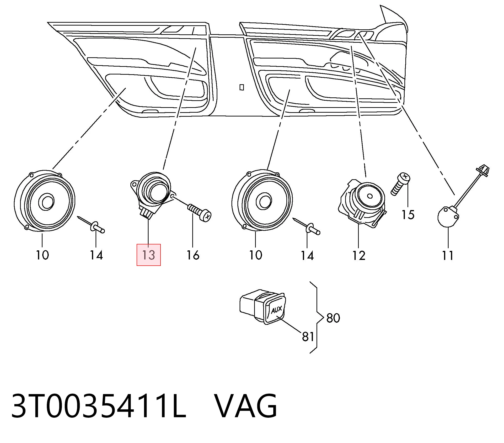 3T0035411L VAG 