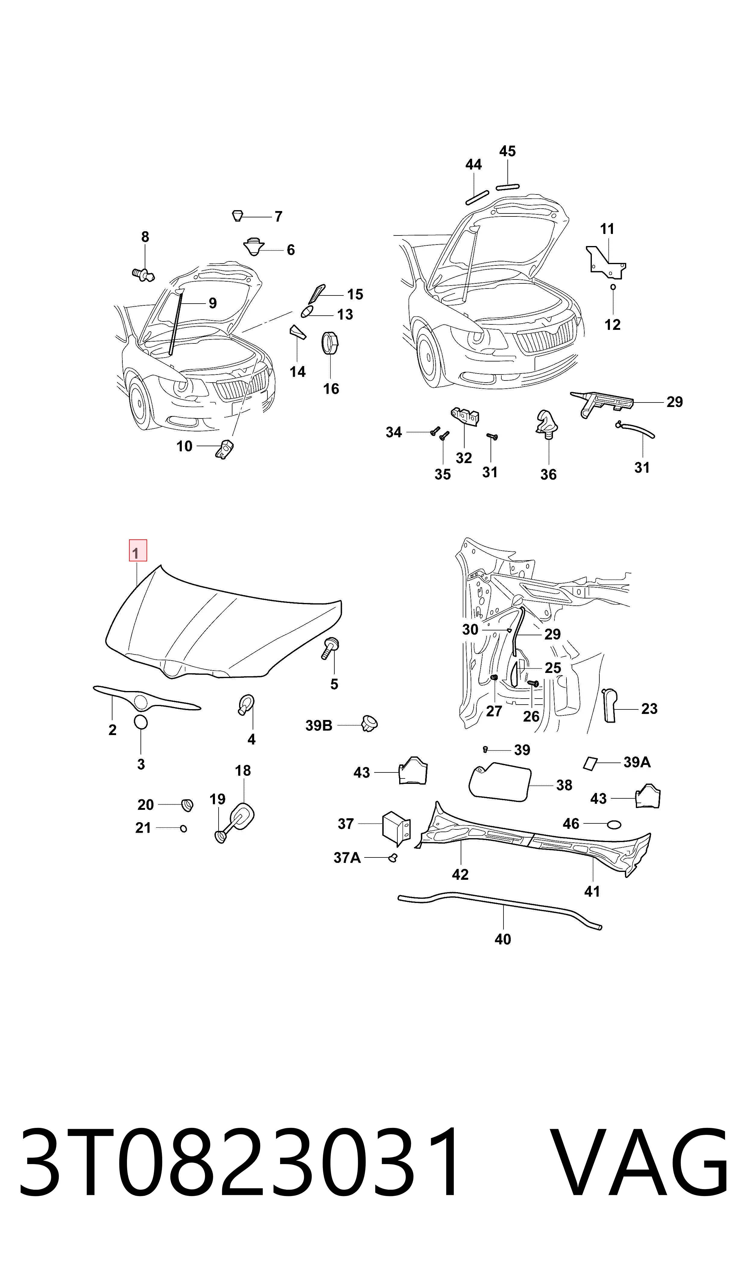 Капот Simyi SYSD006G002 ціна, від 189.53 USD