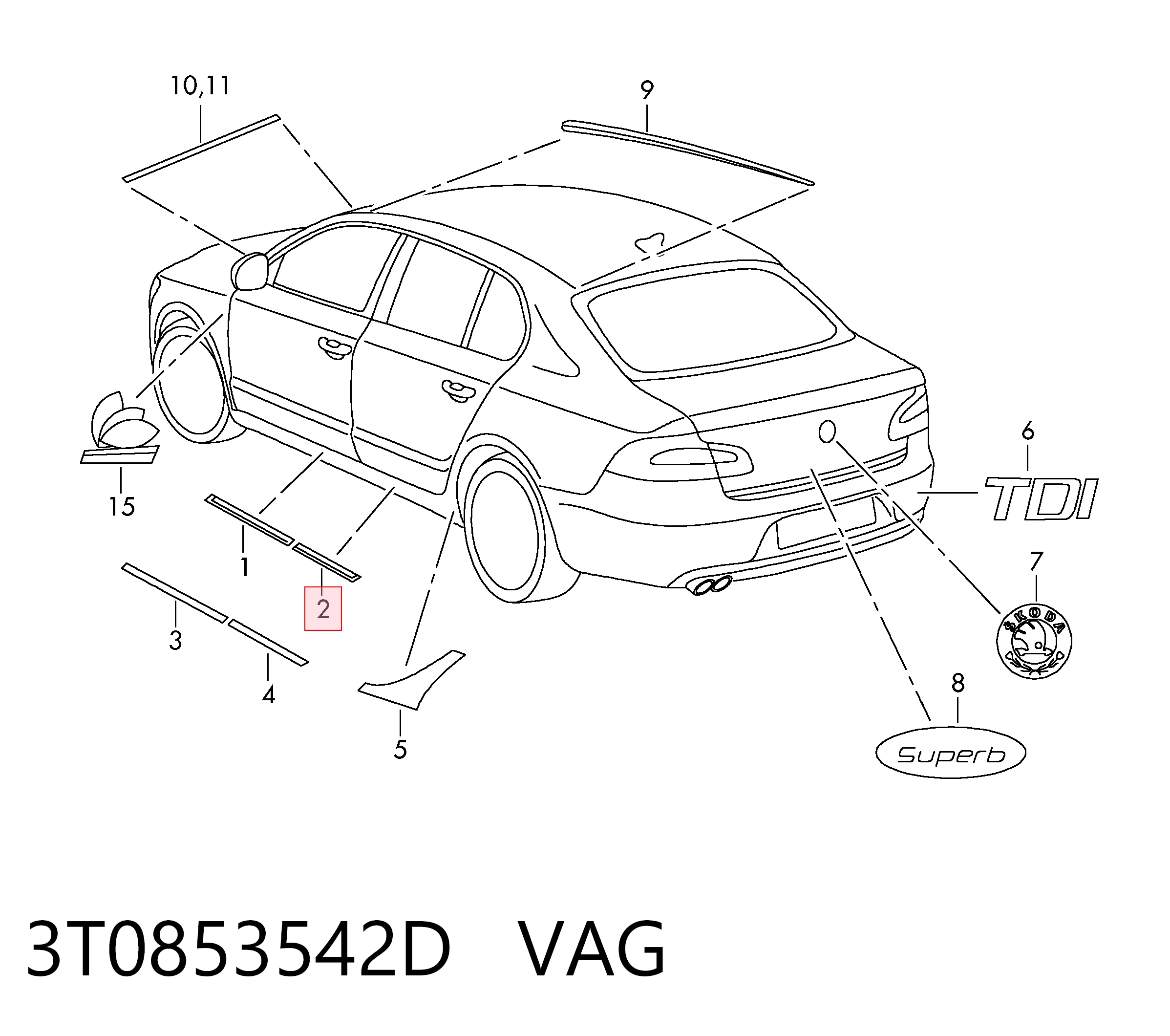 3T0853542D VAG 