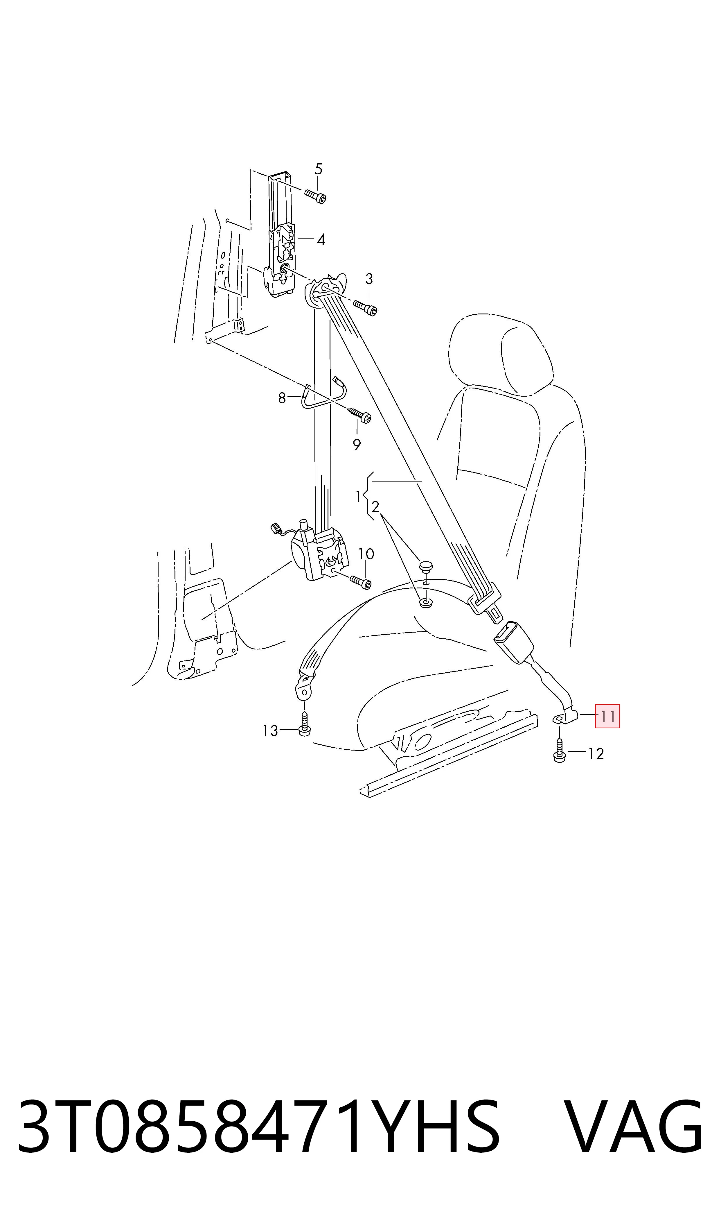 3T0858471YHS VAG 