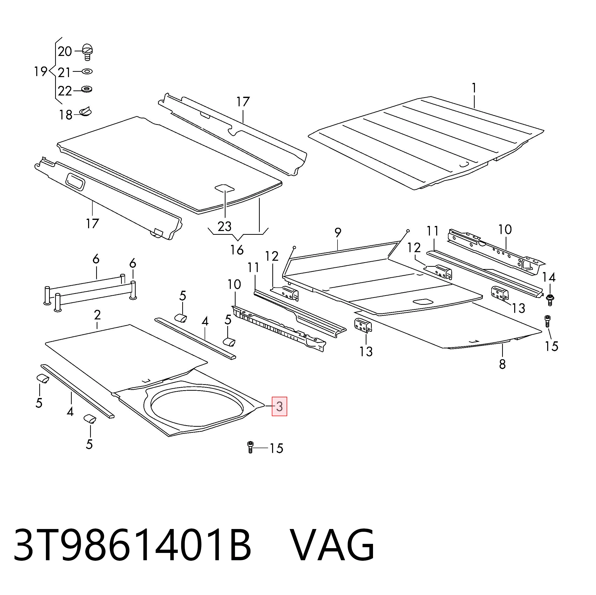 3T9861401B VAG 