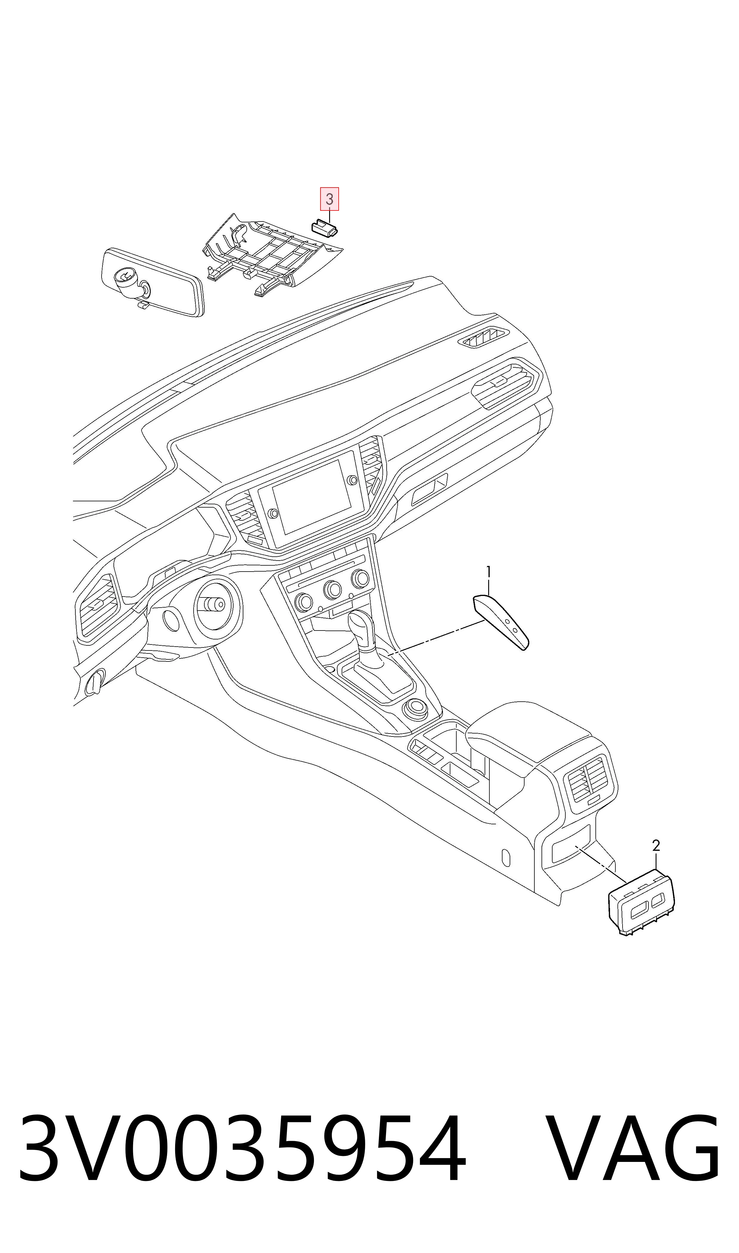 3V0035954 VAG 