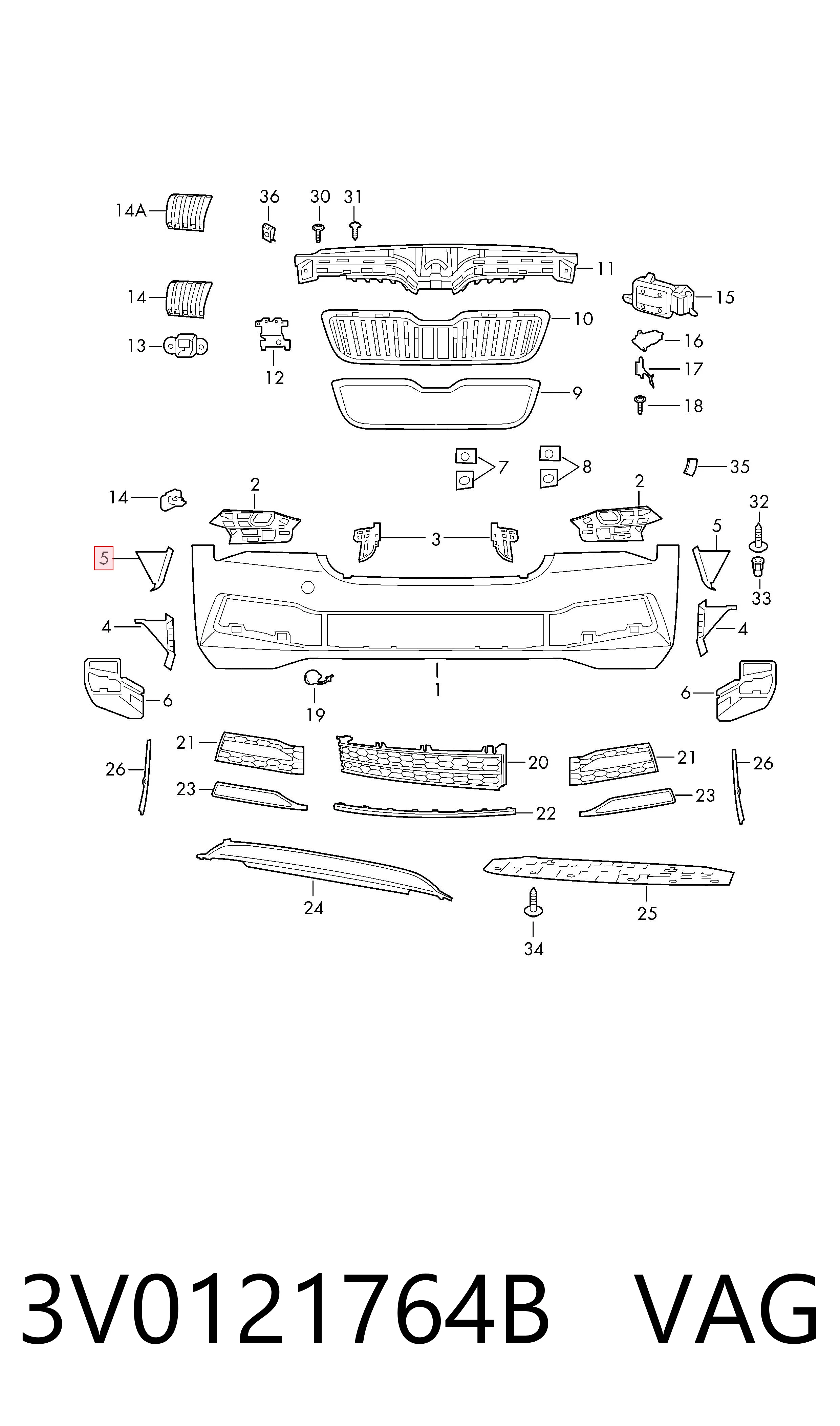 3V0121764B VAG 