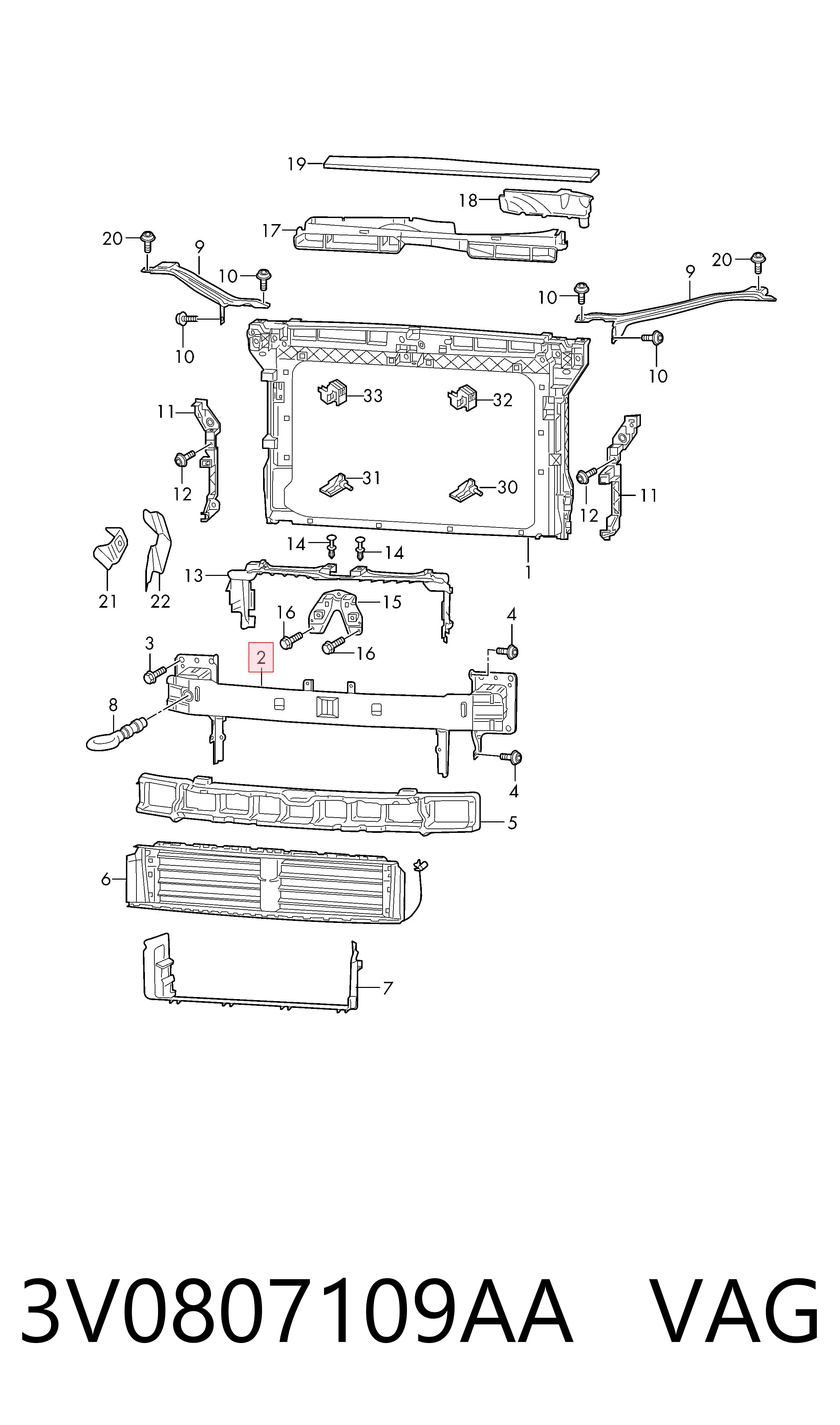 3V0807109AA VAG 
