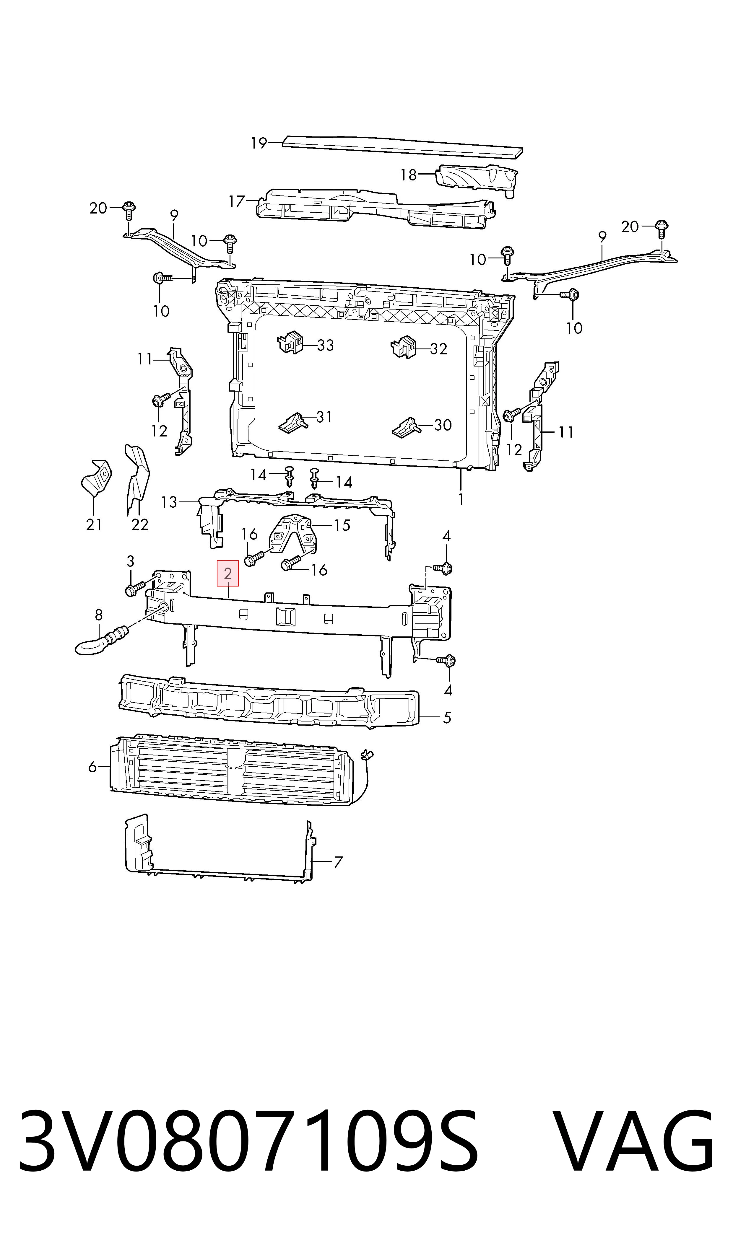 3V0807109S VAG 