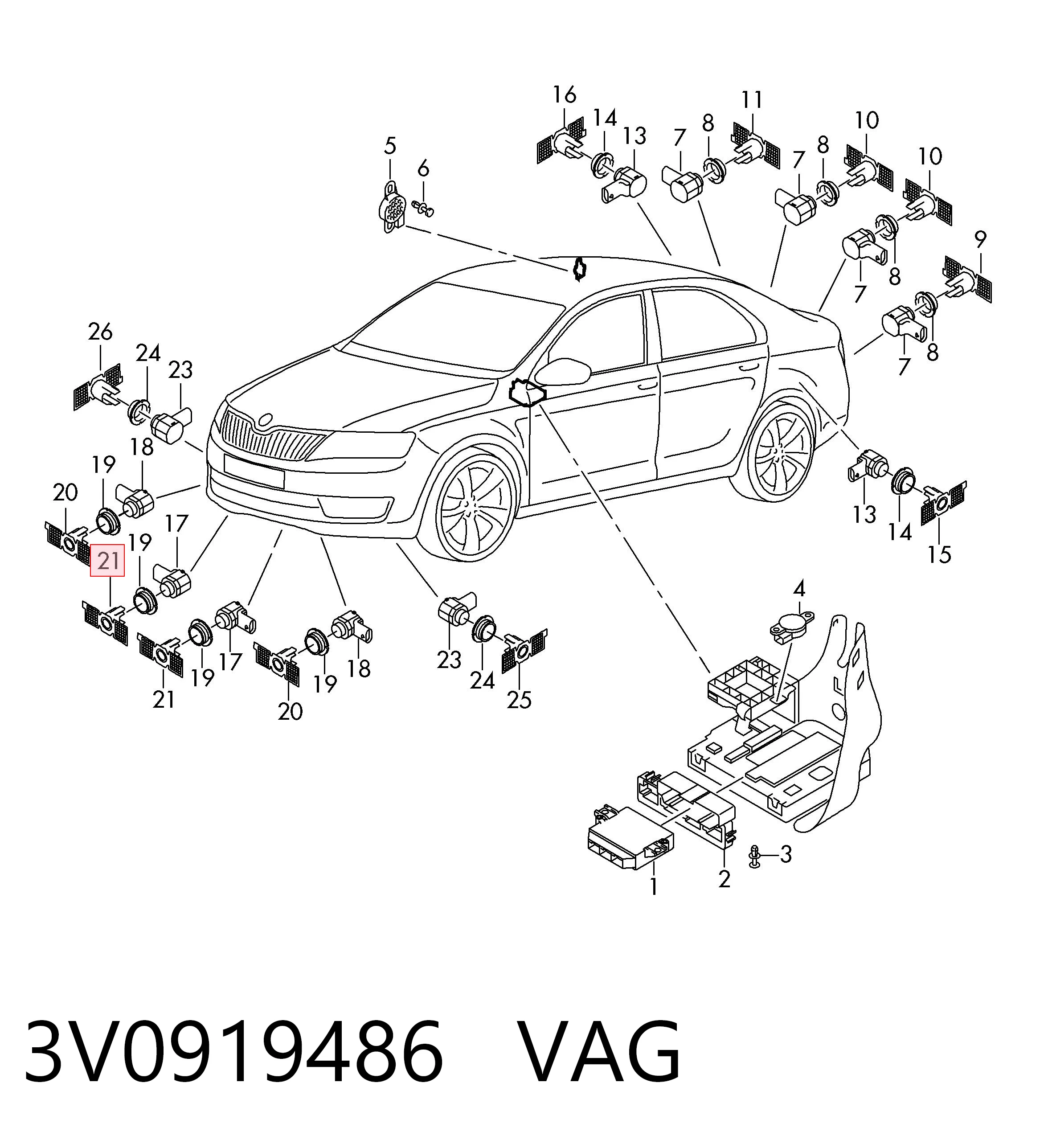 3V0919486 VAG 