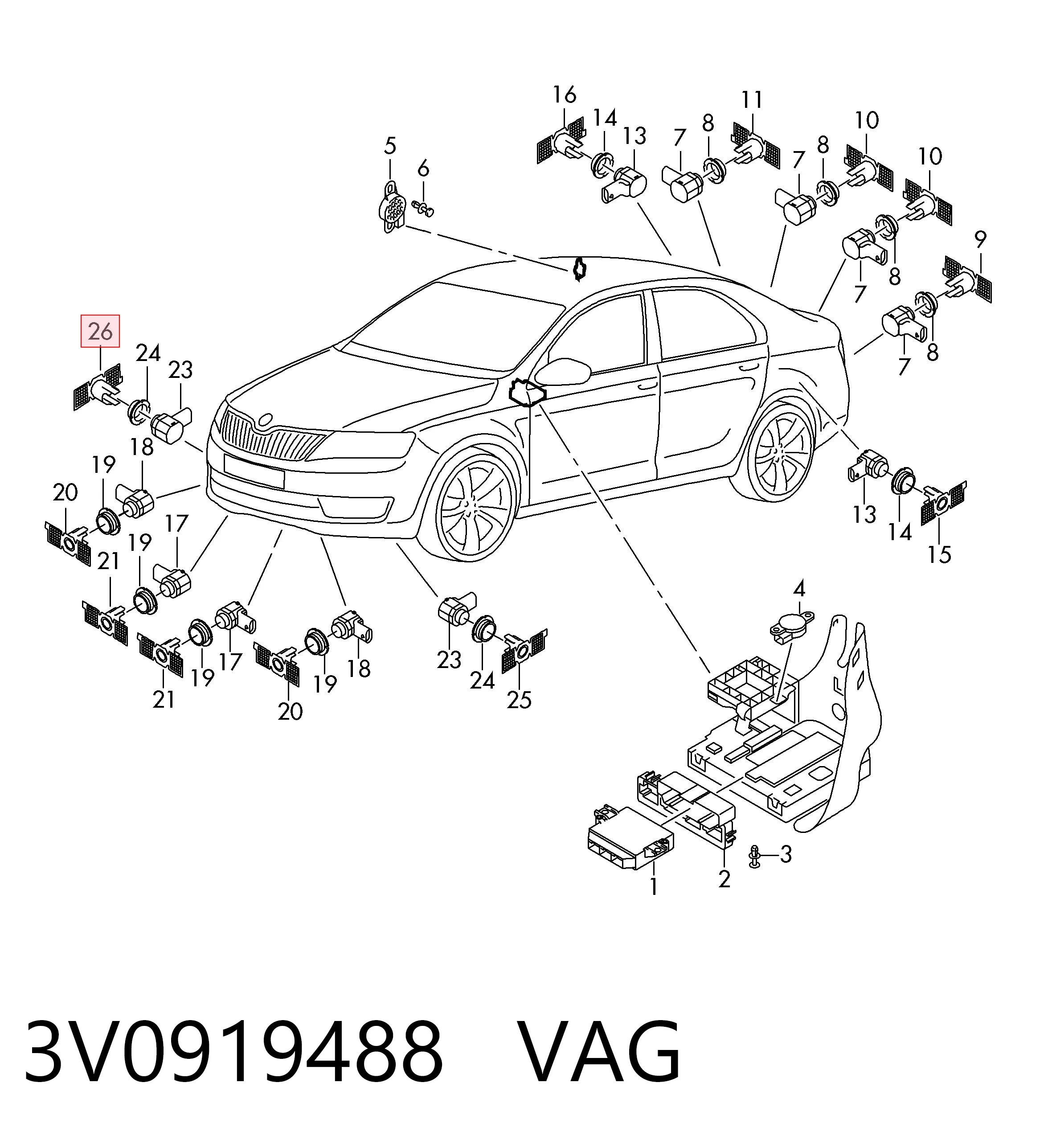 3V0919488 VAG 