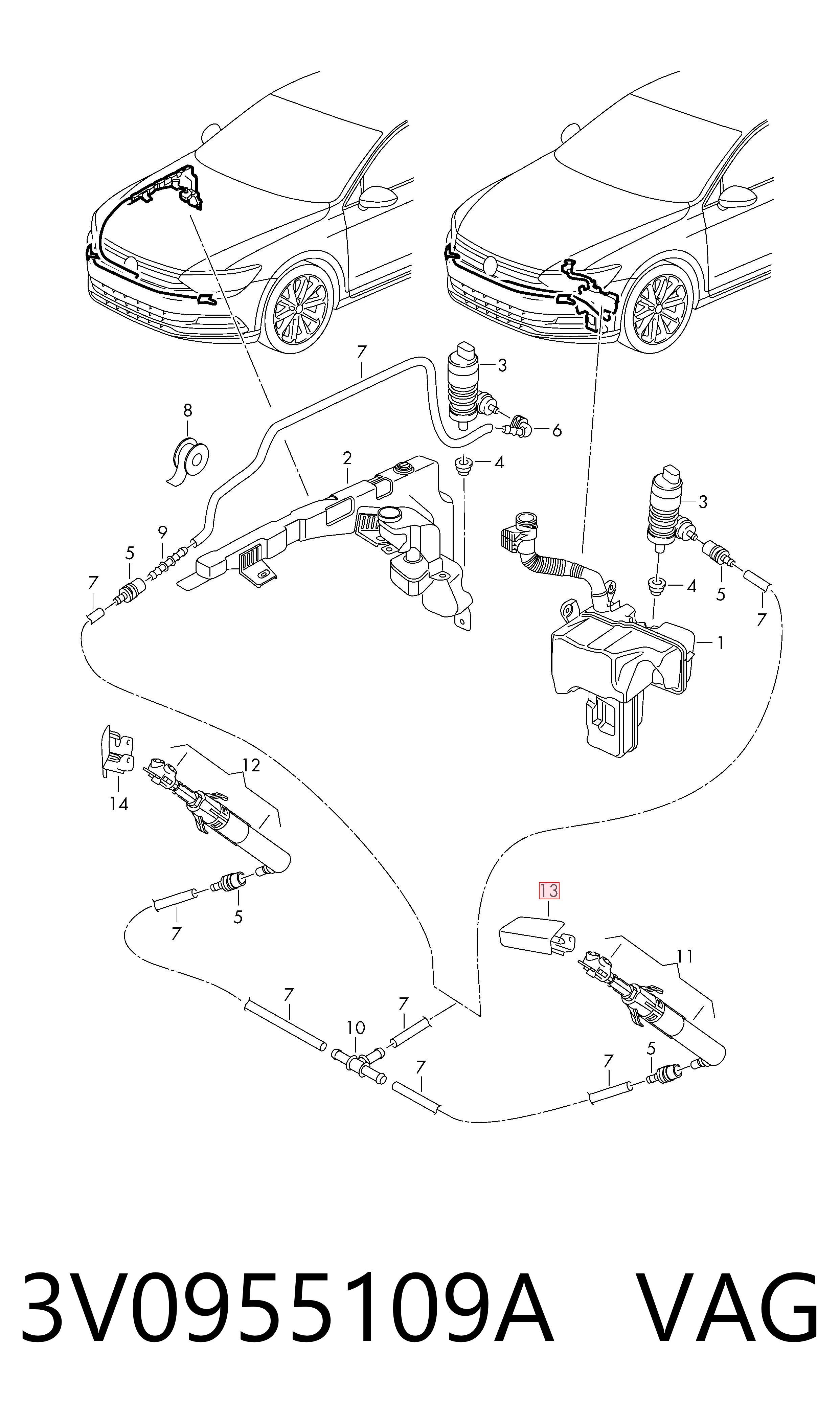  VAG 3V0955109A ціна, від 24.29 USD