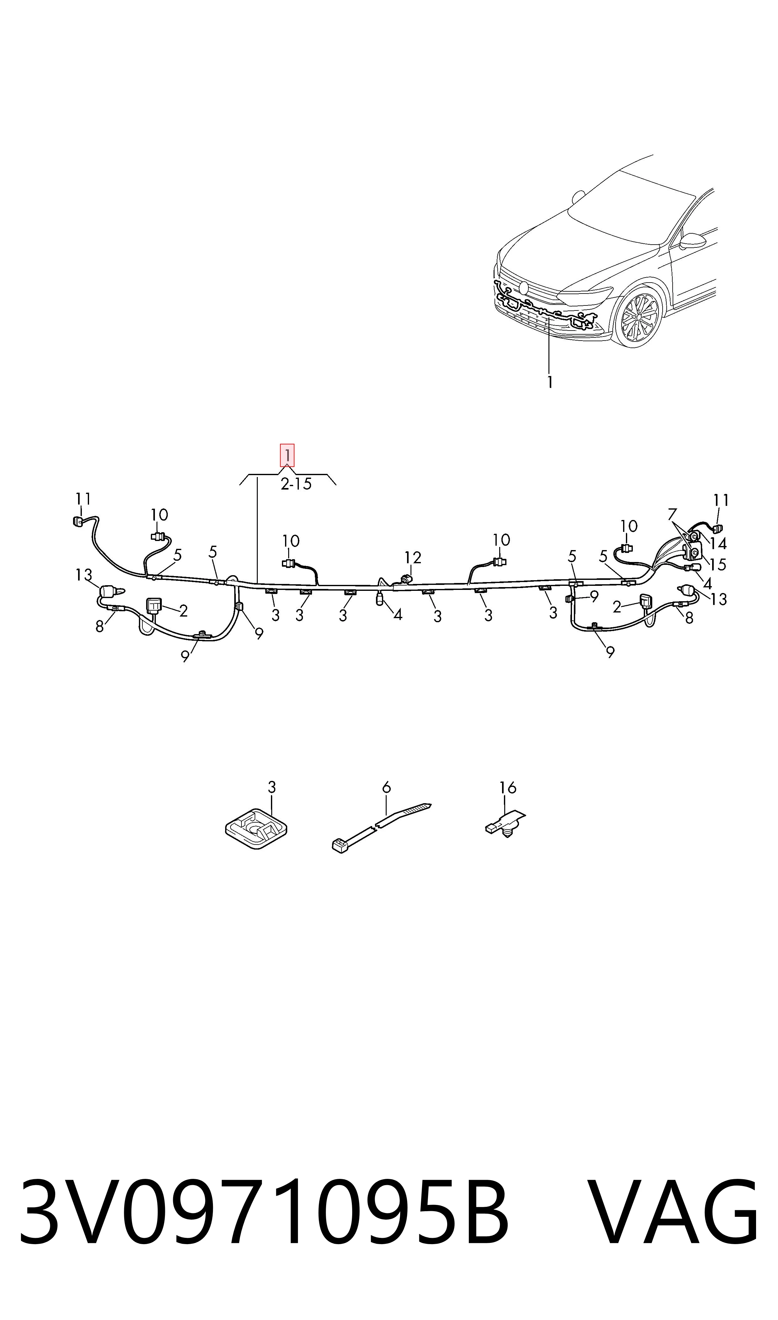 3V0971095B VAG 