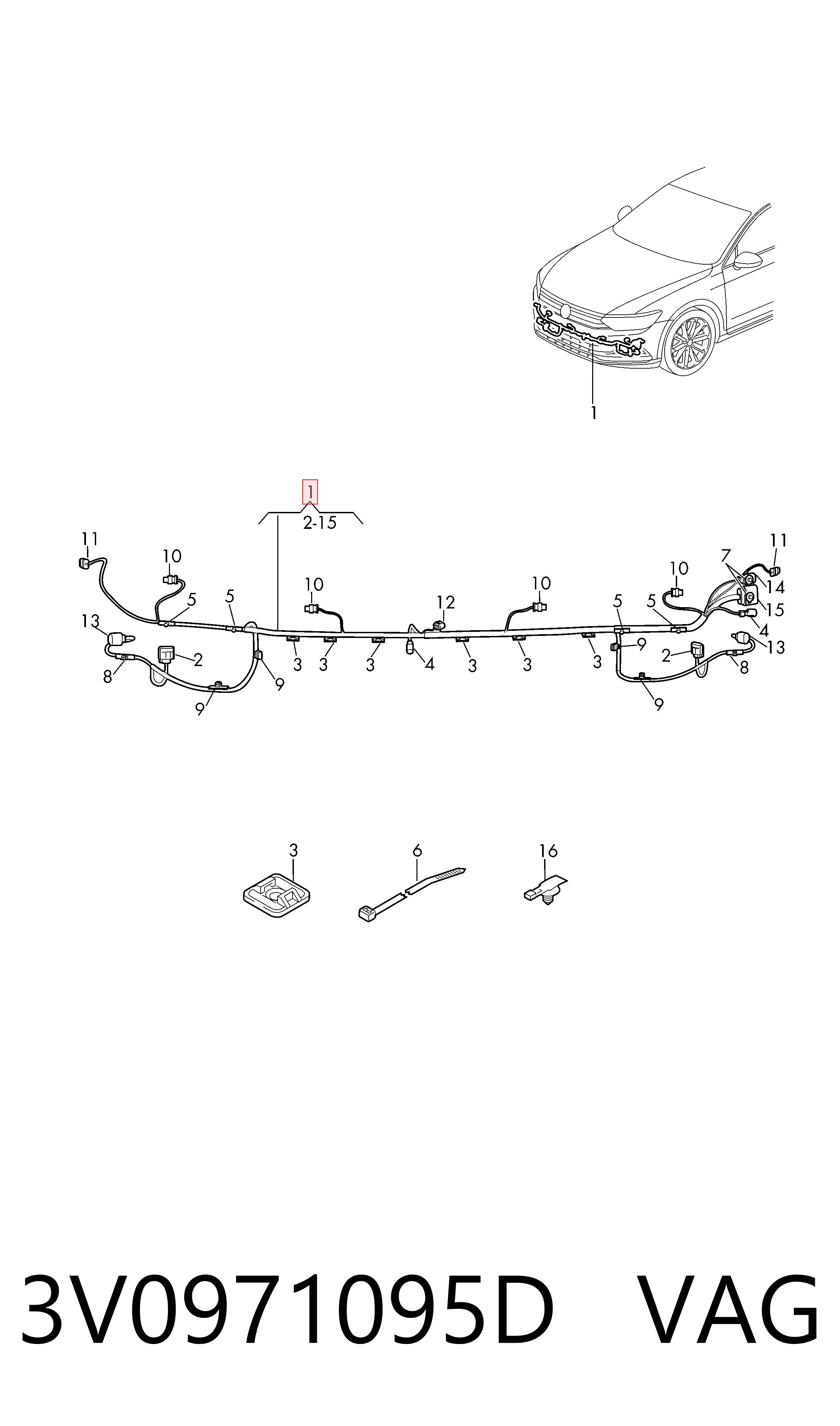 3V0971095D VAG 