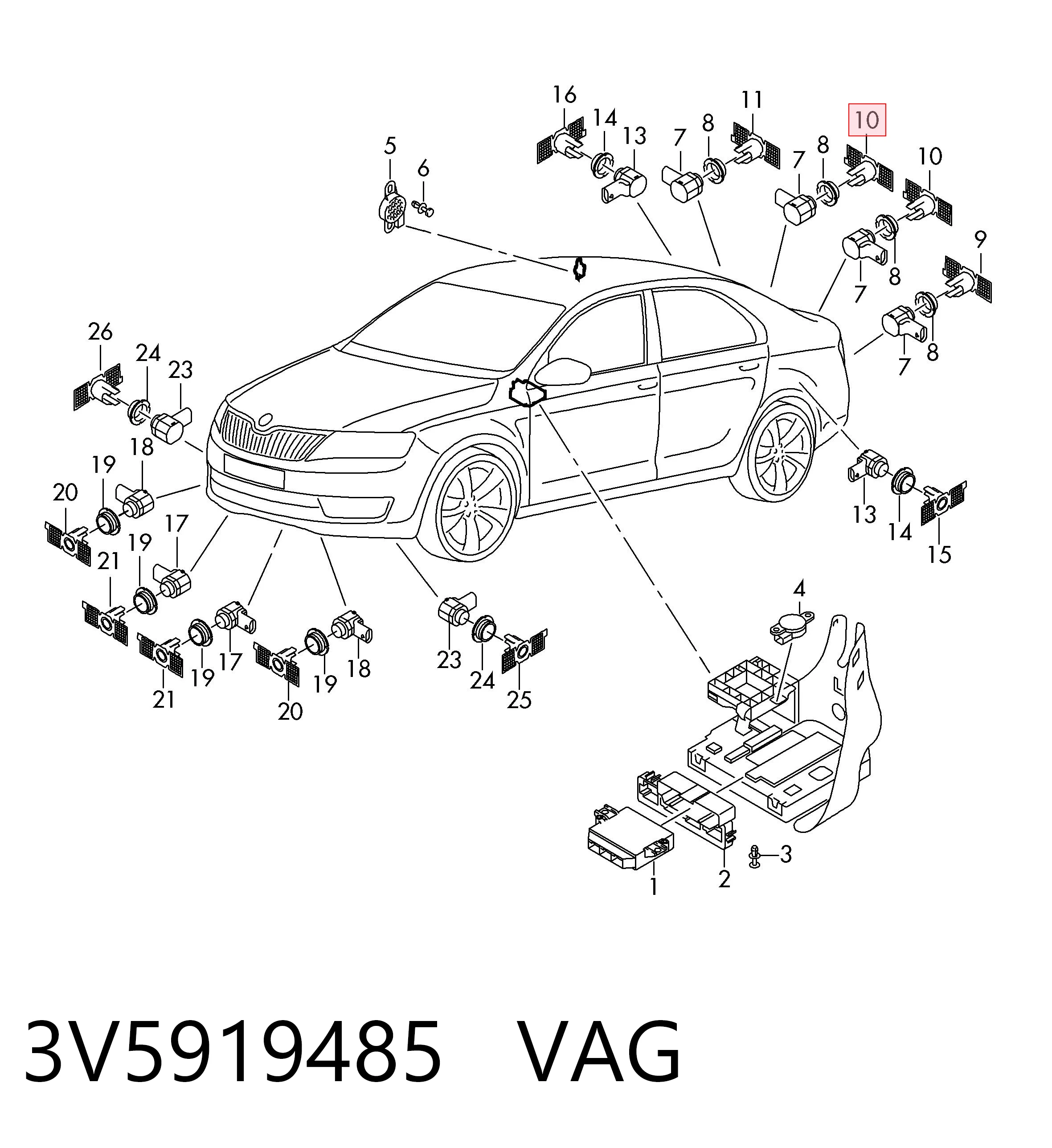 3V5919485 VAG 