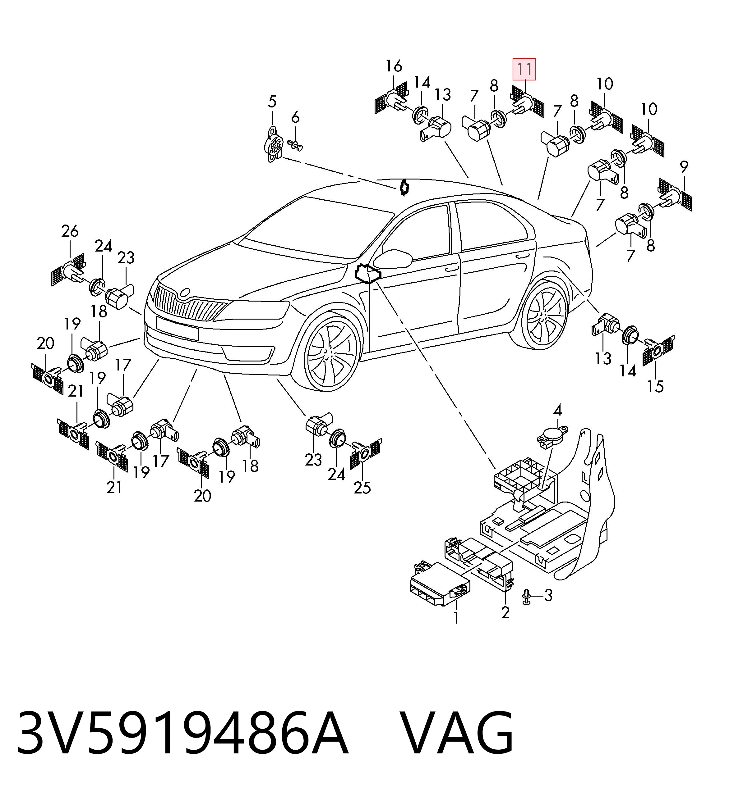 3V5919486A VAG 
