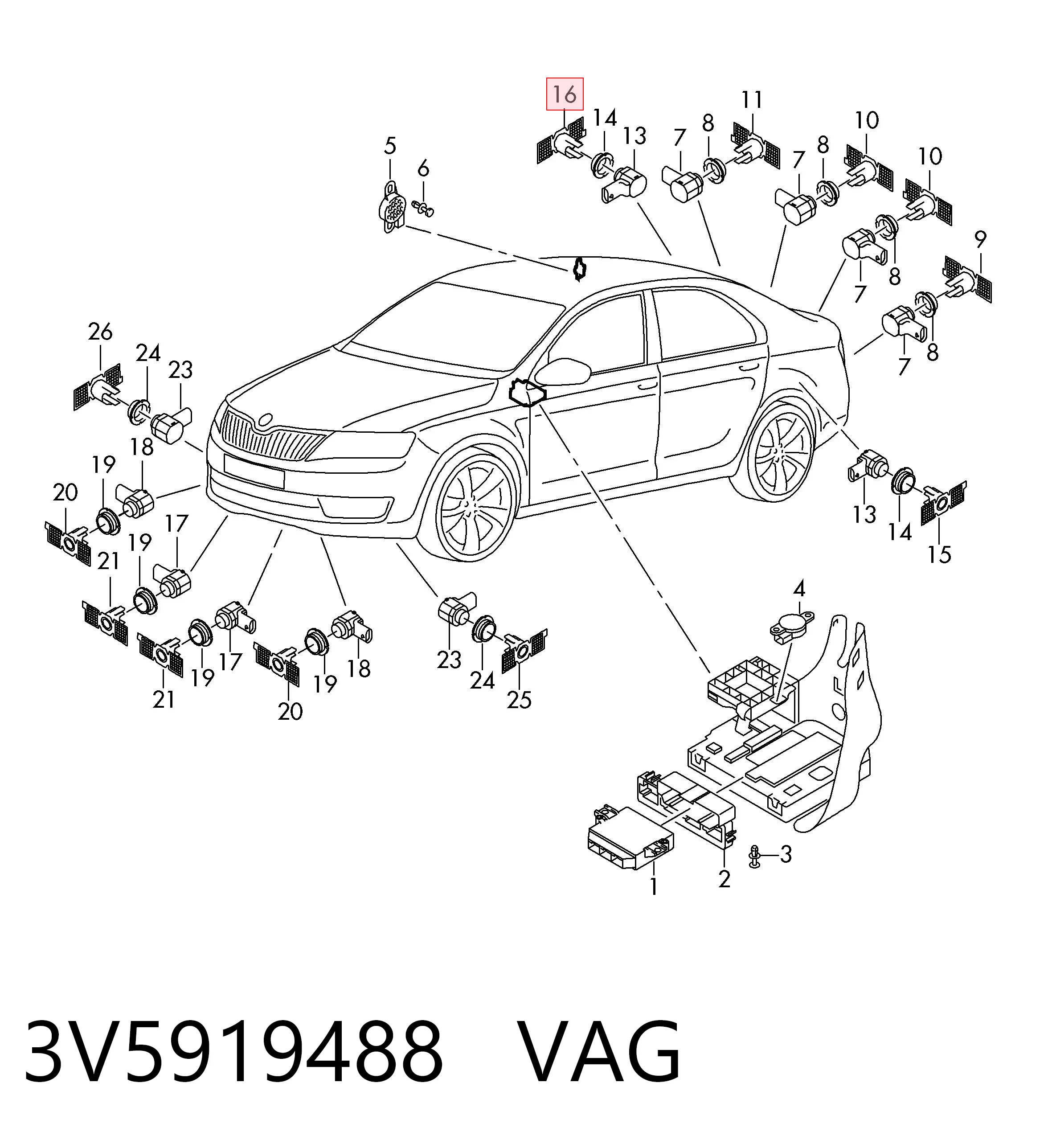 3V5919488 VAG 