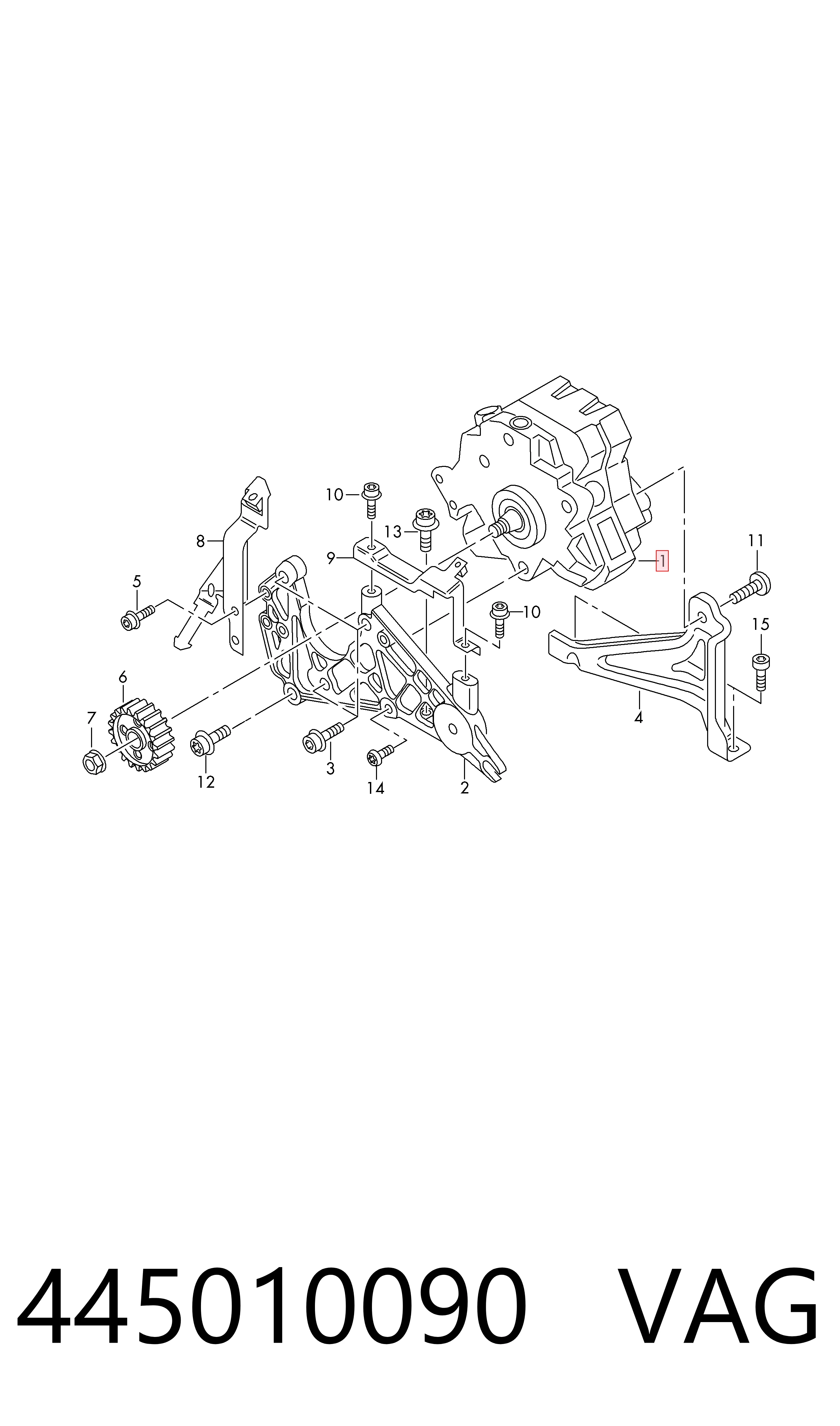 Купити 445010090 Bosch Насос паливний високого тиску (ПНВТ) - DIESEL