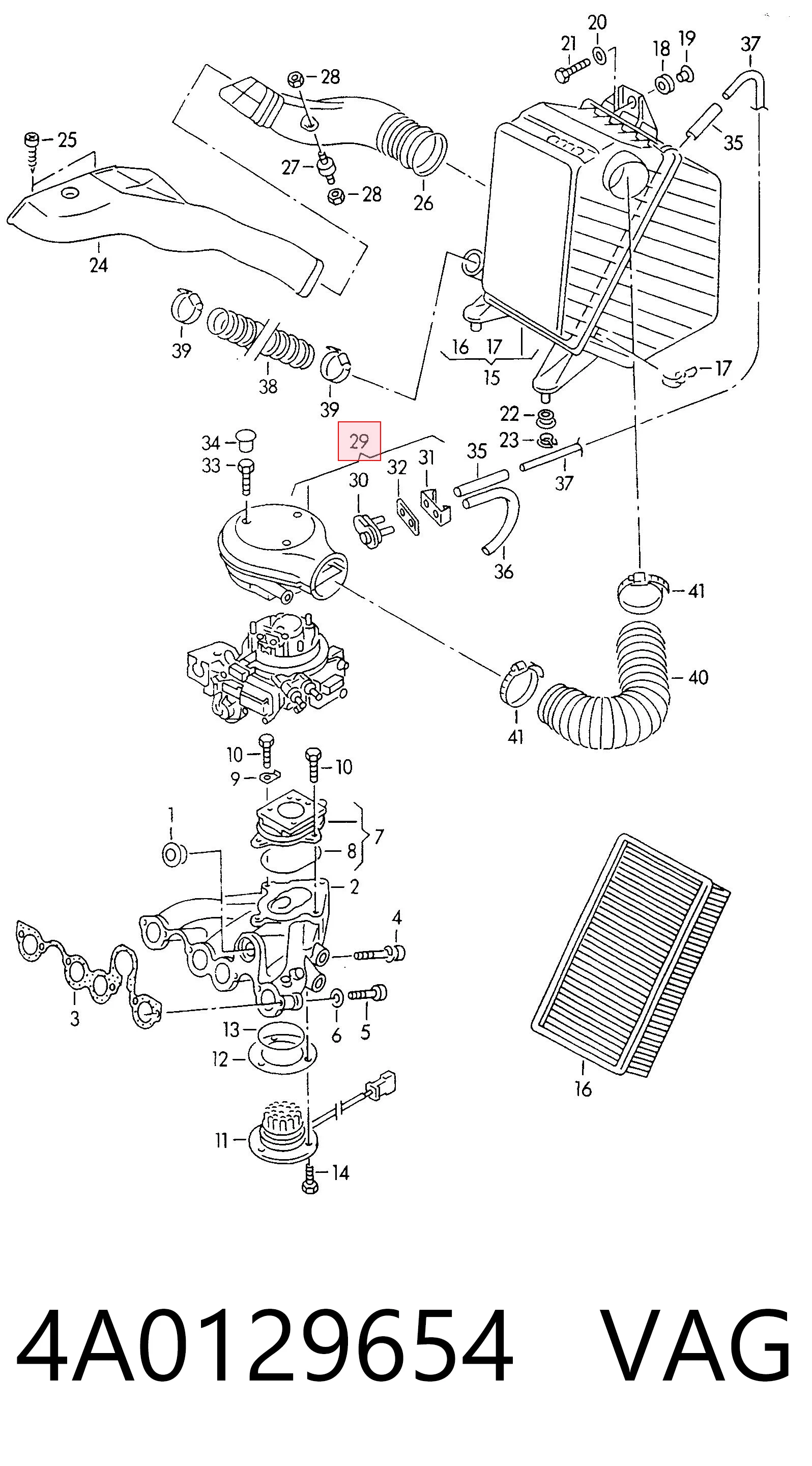 4A0129654 VAG