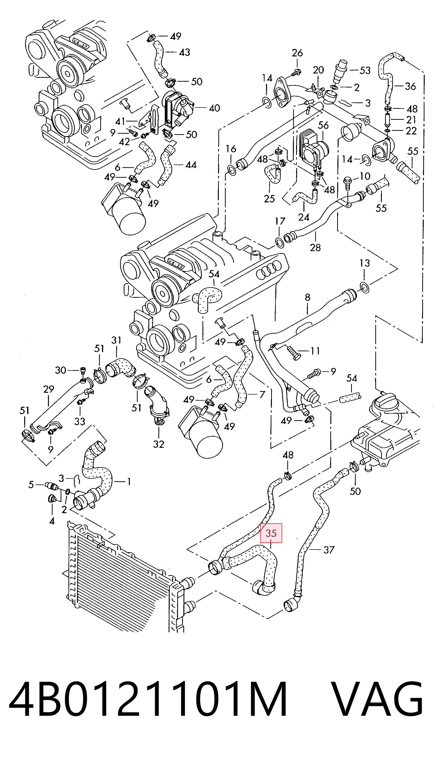 4B0121101M VAG 