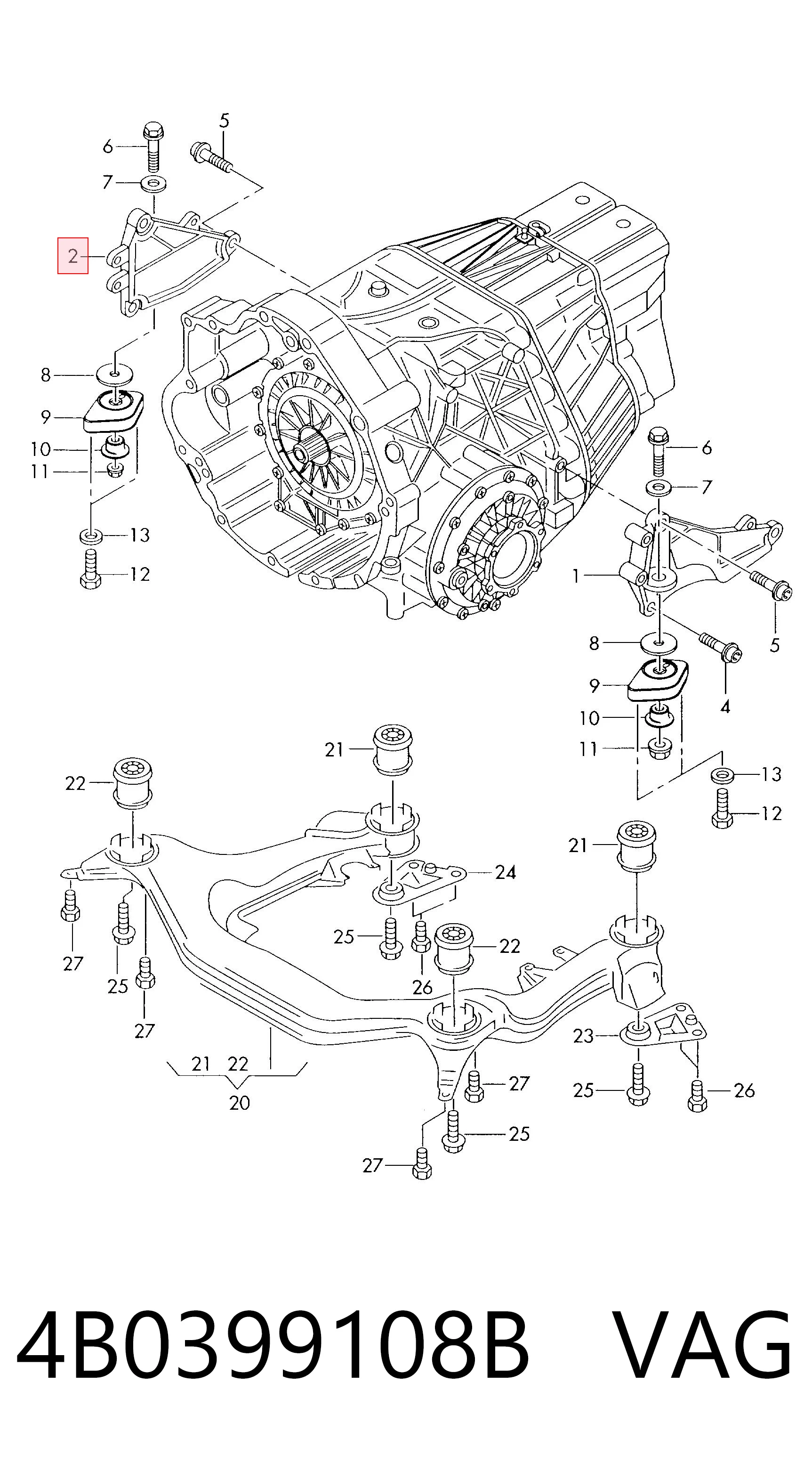  VAG 4B0399108B ціна, від 50.67 USD