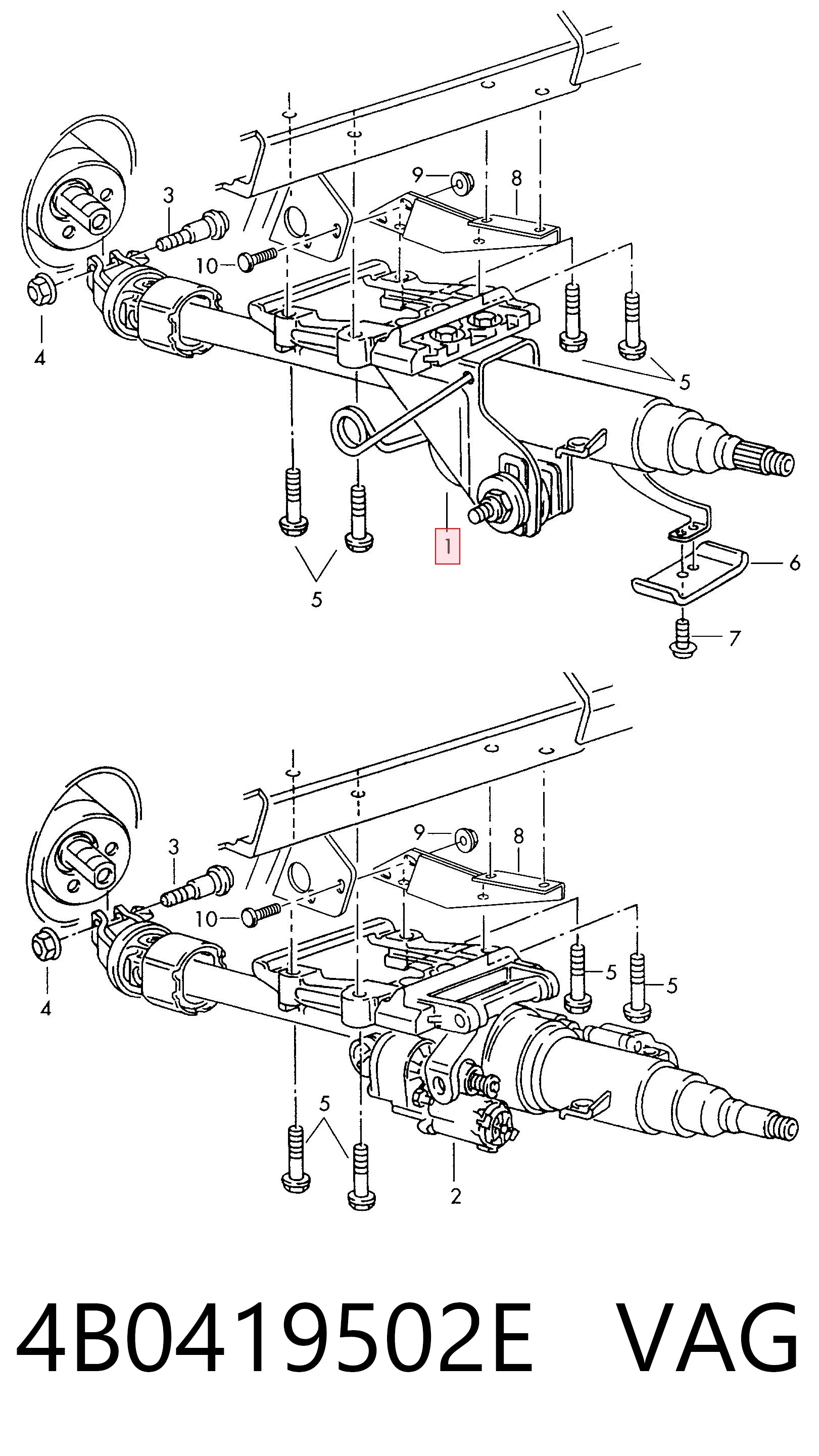 Колонка рульового управління на Audi A6 C6 4F5