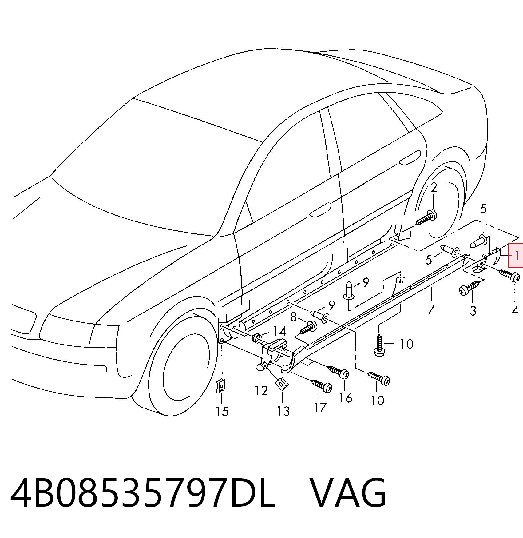 4B08535797DL VAG 