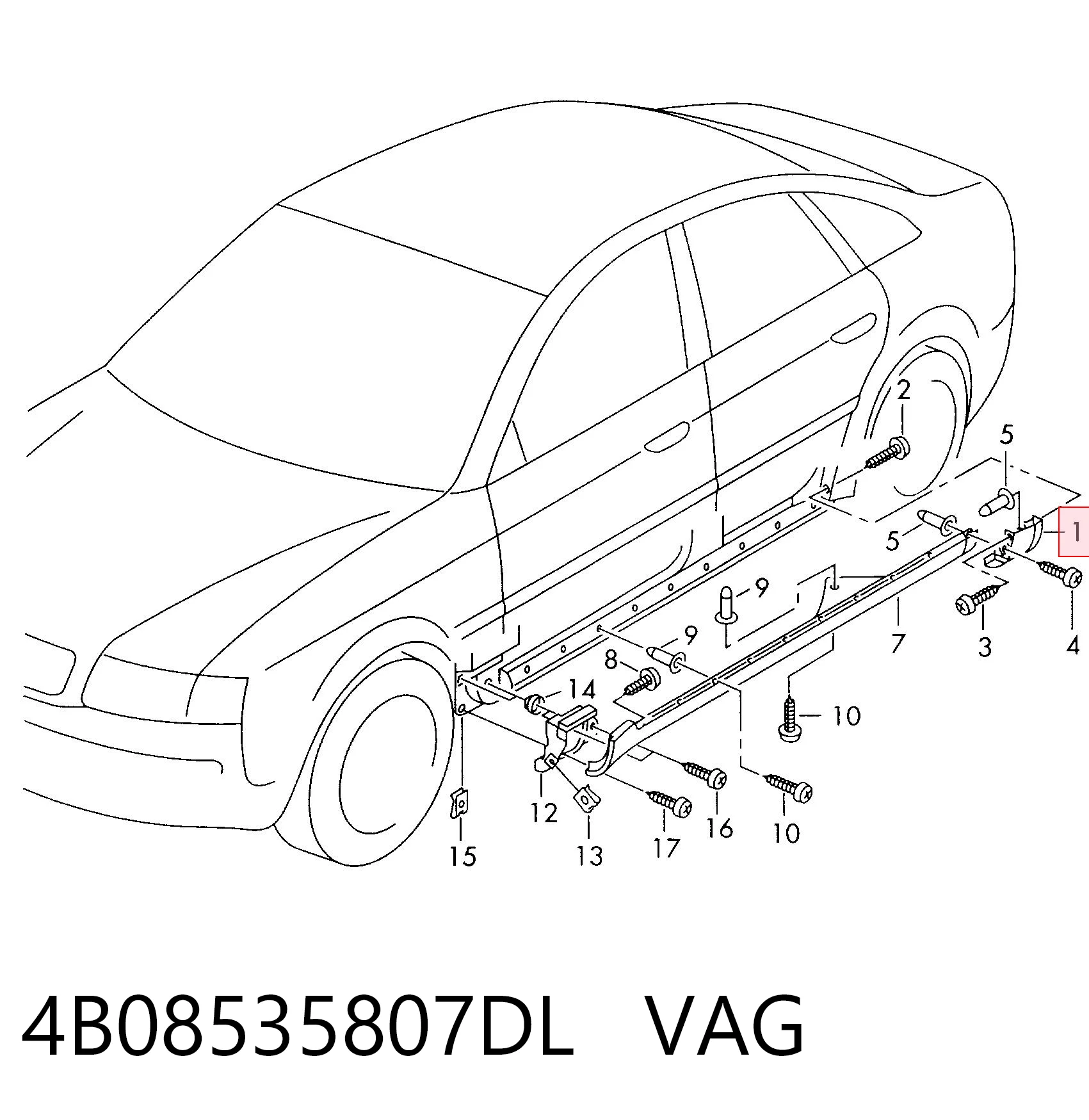4B08535807DL VAG 