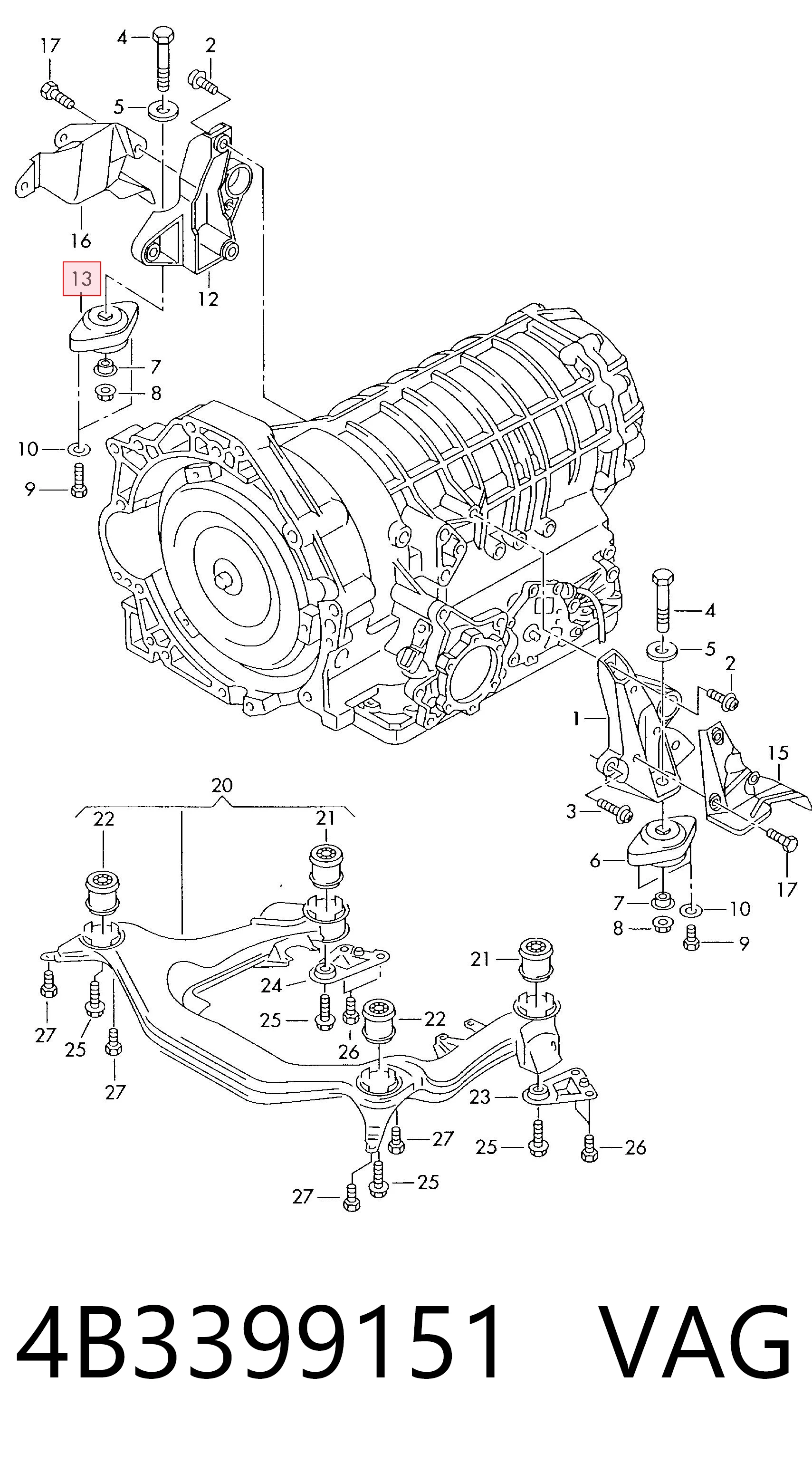 4B3399151 VAG 