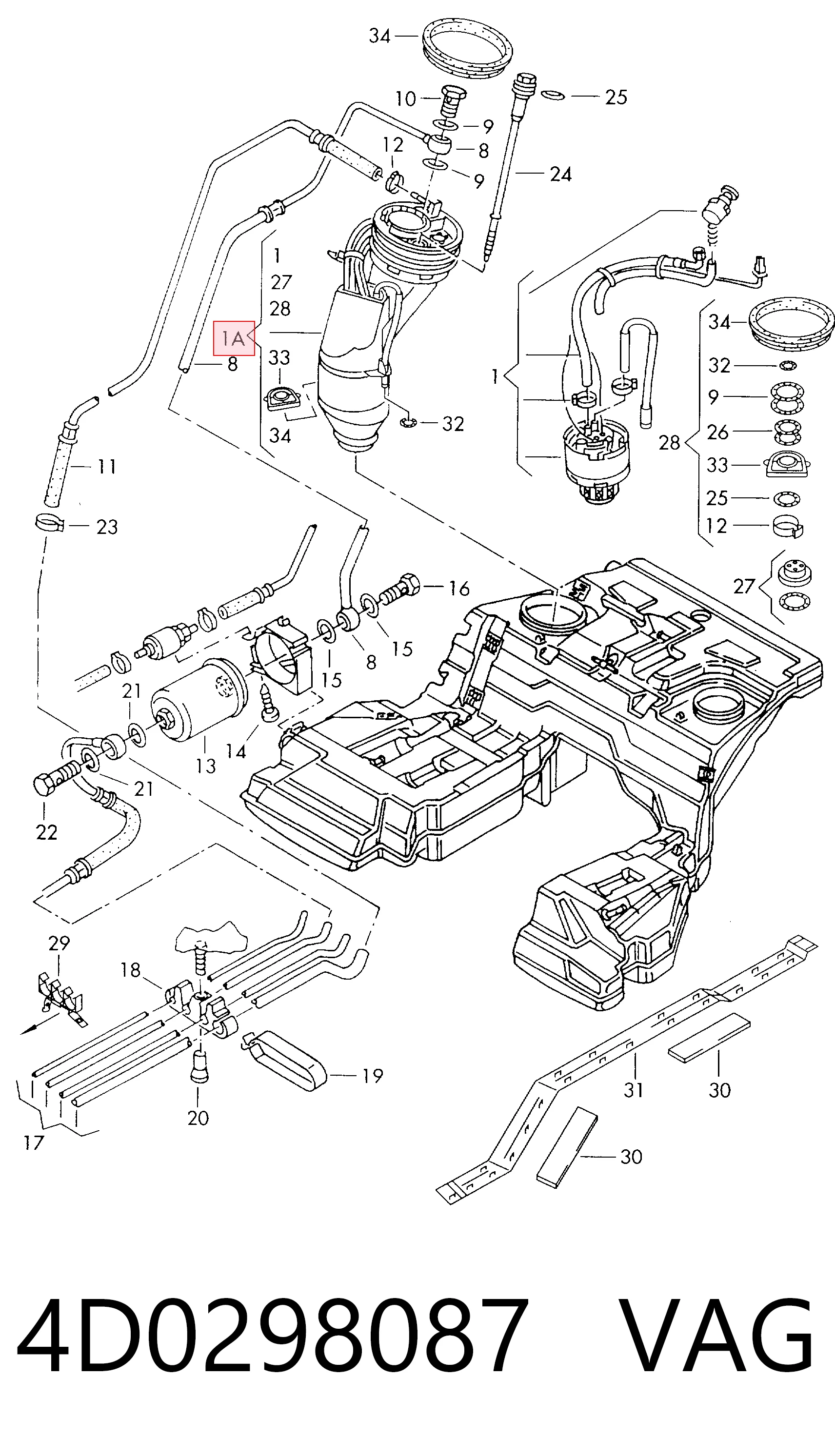 Насос паливний занурювальний ATS D6091C